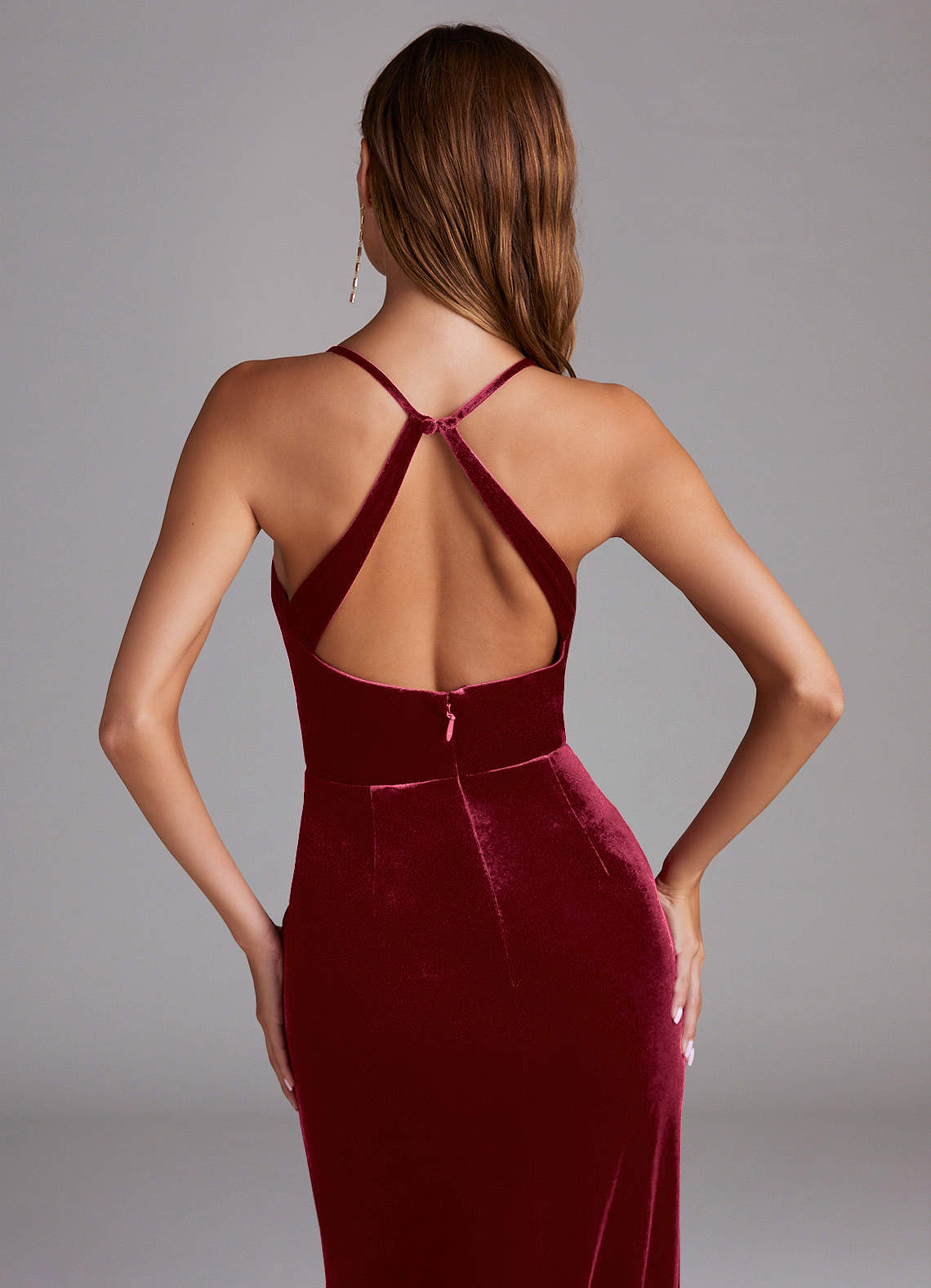 Azazie Becca Burgundy Bridesmaid Dresses | Azazie DE