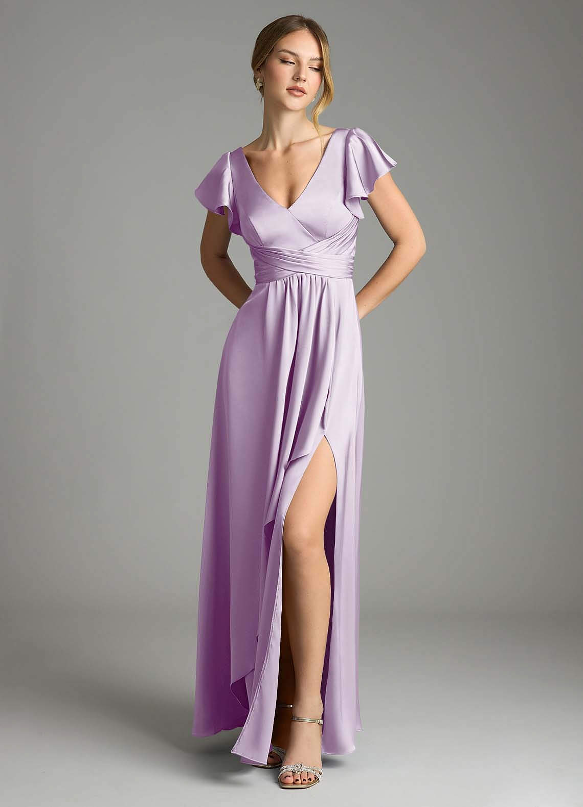 strapless open back dress Purple Two Piece Homecoming Dresses,Beaded Satin Cocktail Dress,HC00174, US4 / Burgundy main image 1