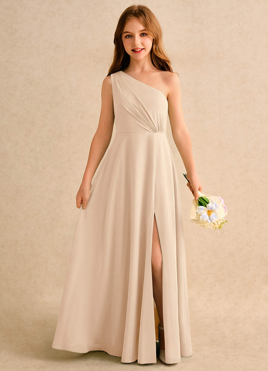 azazie sand bridesmaid dress Azazie Maive