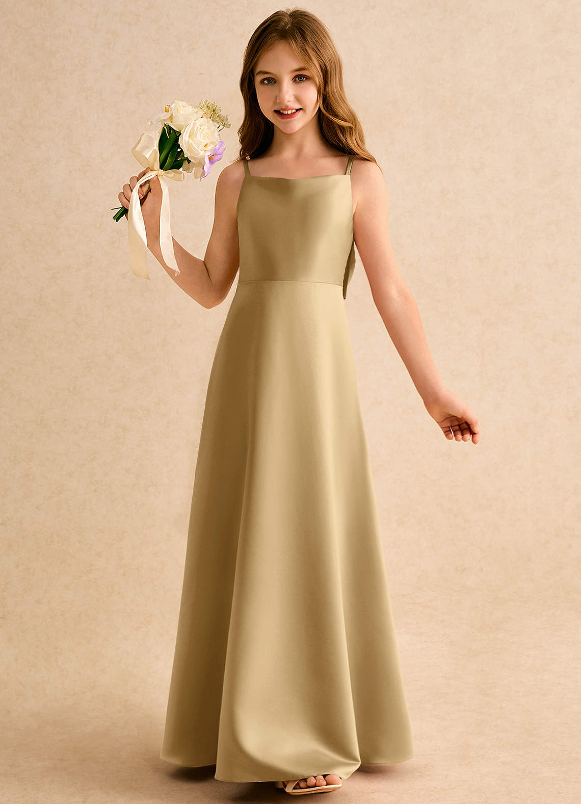 formal gold dress for girls Little Girl Dress Girl Gold Formal Birthday Party Sequin Super Fairy Puffy Princess Dress, Light Yellow / 4-5 Years (120cm) main image 0