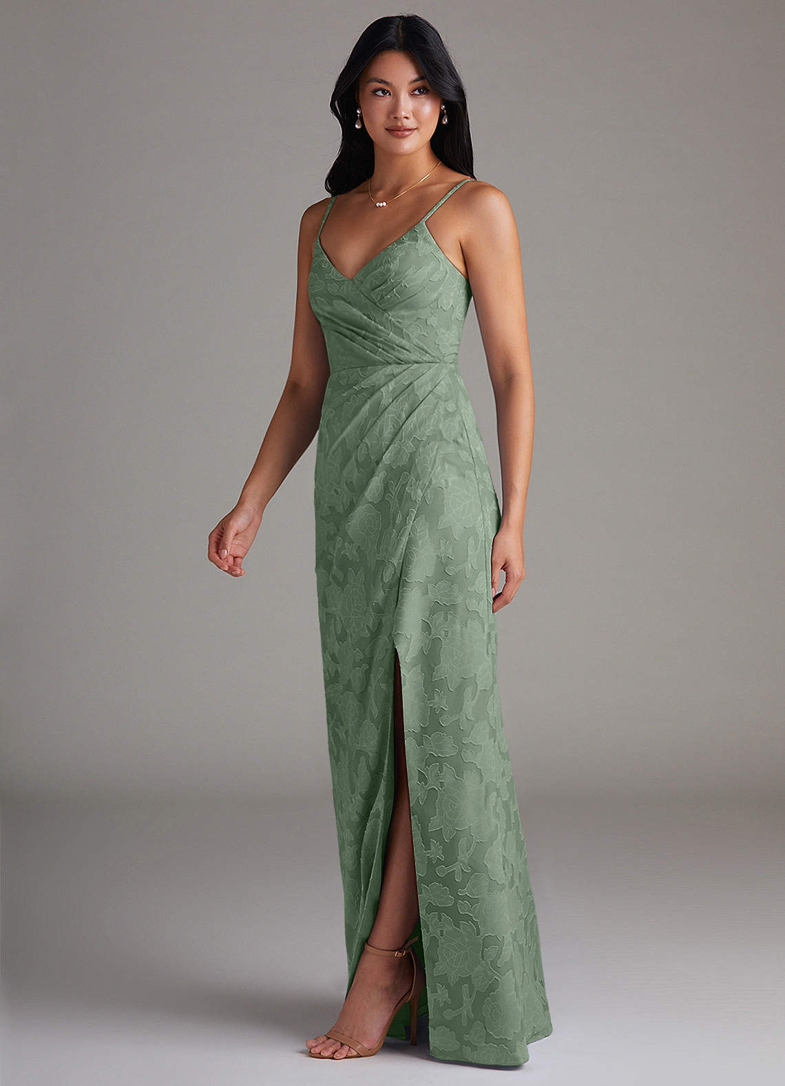 azazie matcha bridesmaid dress Green is the IT GIRL bridesmaids color in my opinion! @azazieofficial in shade MATCHA. My girls looked so gorgeous #bridesmaids #bridesmaidsdresses #azazie #green