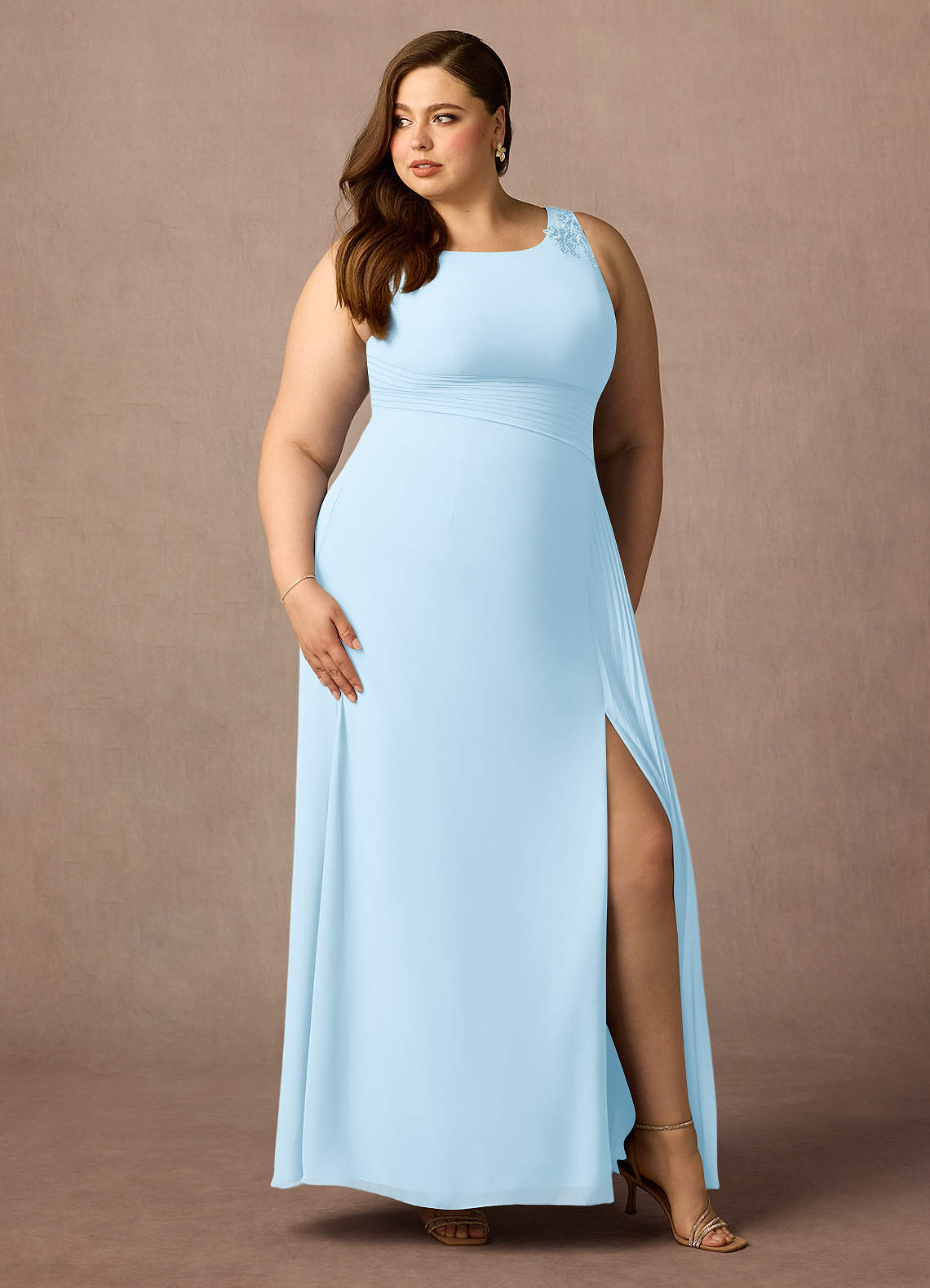blue color block dress Wolf Blue Color Block Leo Dress