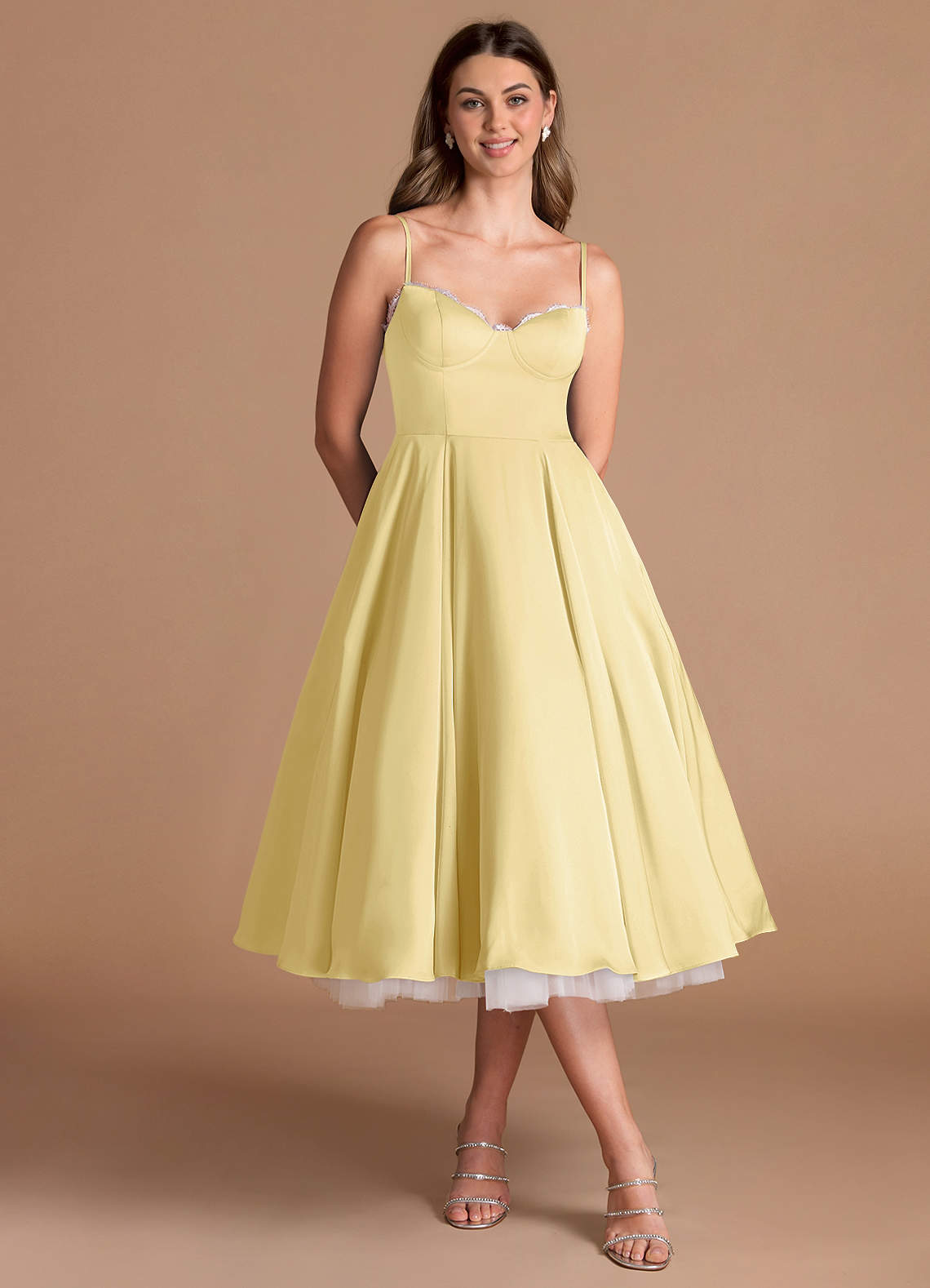 Heiress Lemon Sorbet Midi Dress image1
