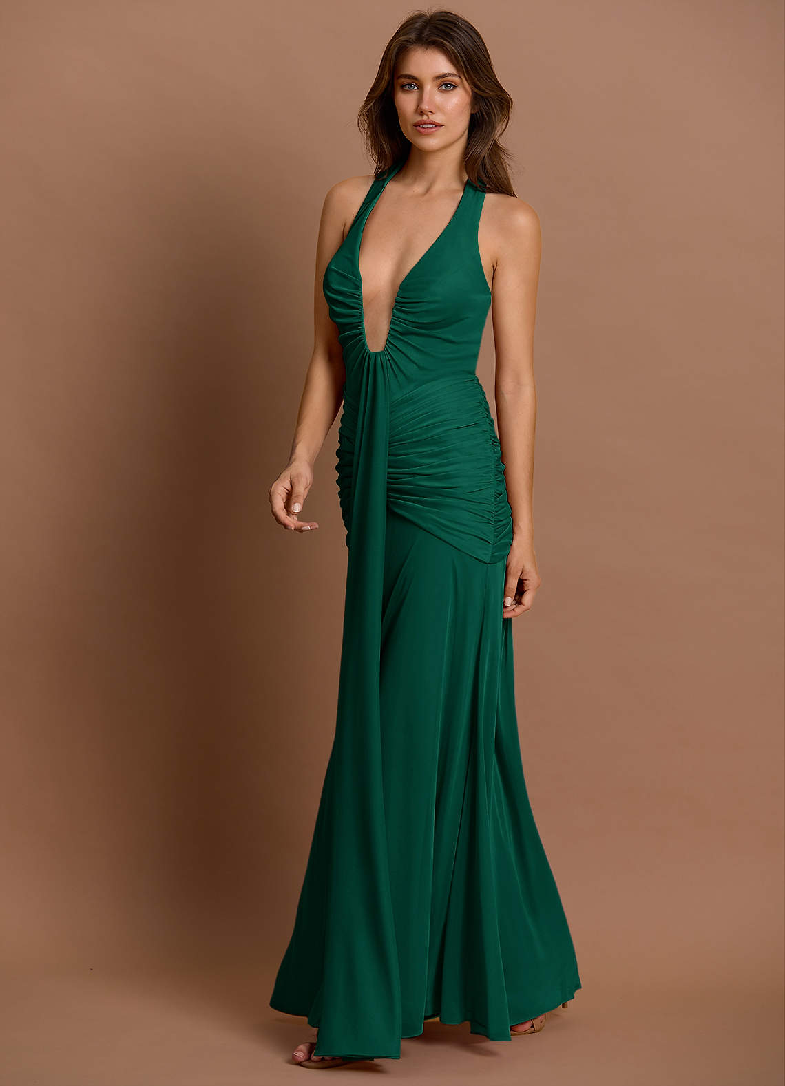 emerald green easter dress Emerald Green Maxi Dress M