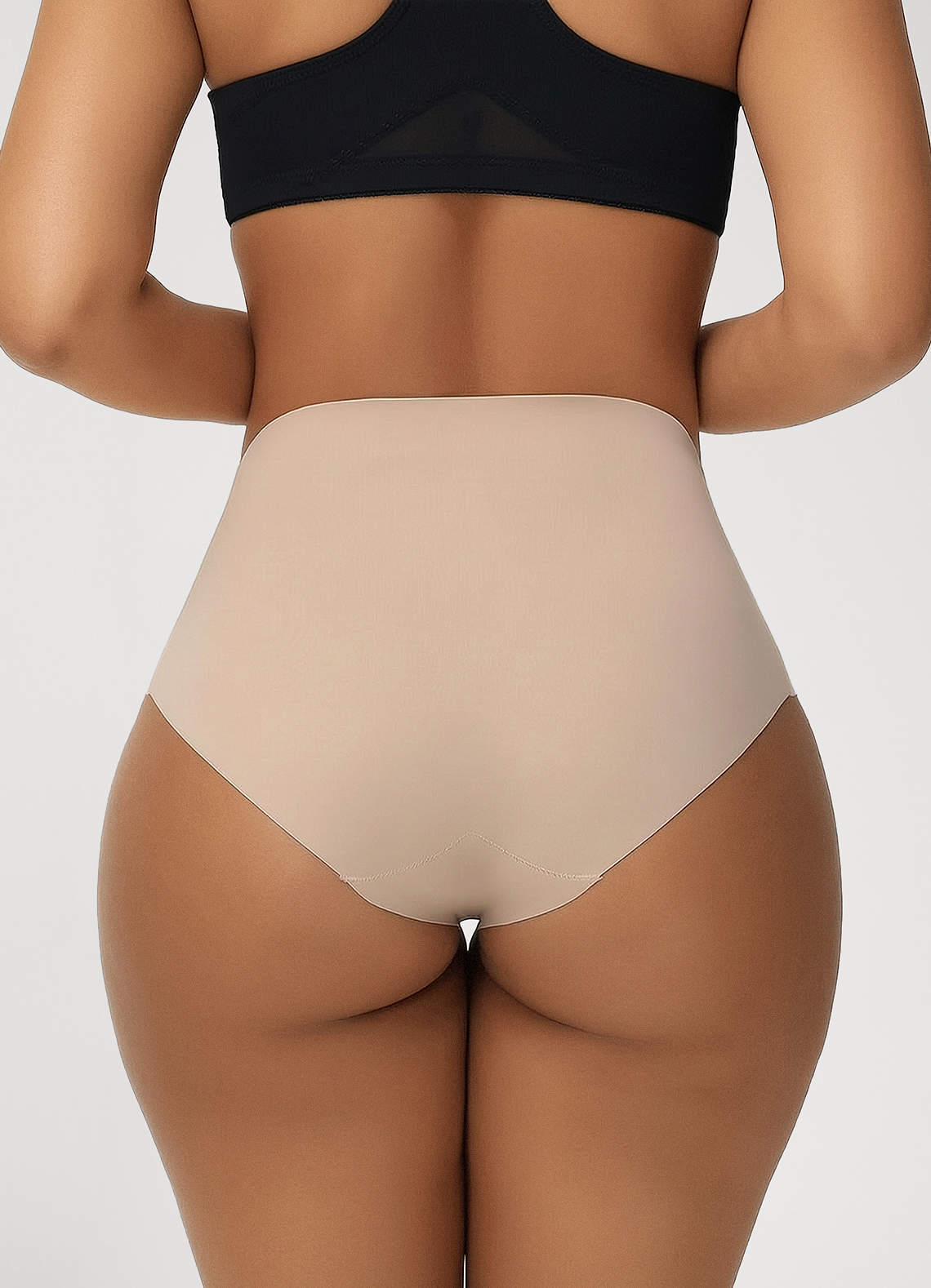 front High Waist Tummy Control Seamless Briefs