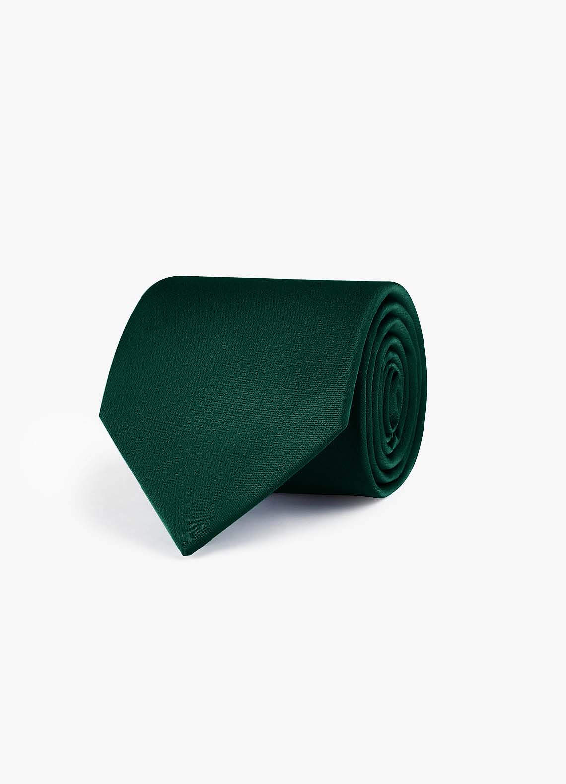 front Stretch Satin Wide Tie