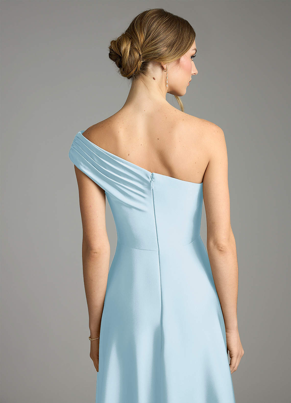 chiffon dress strapless Flashy Sheer Chiffon Strapless Maxi Dress | Green | Womens