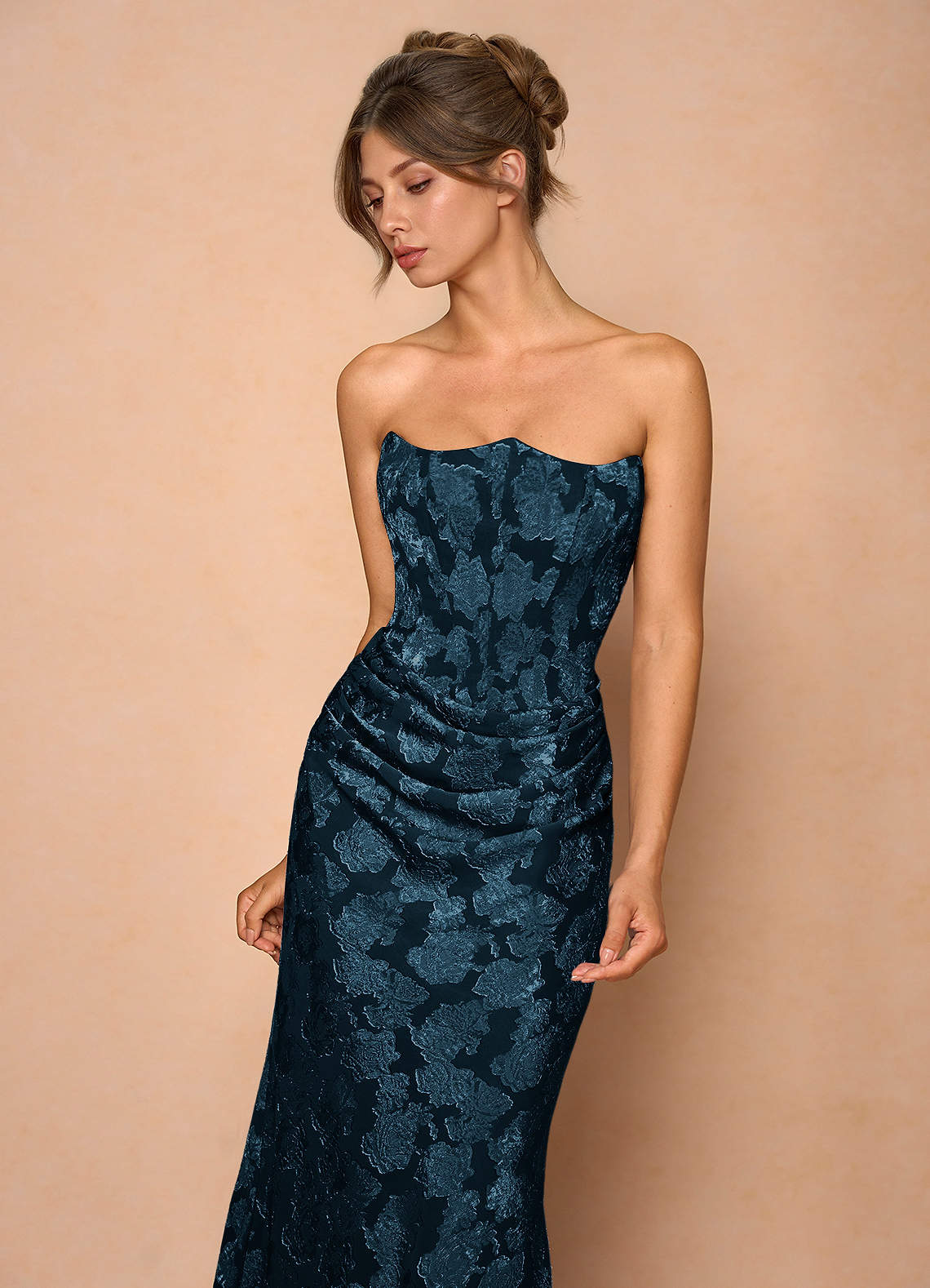 Maxi jurk Ezrena Marine image1