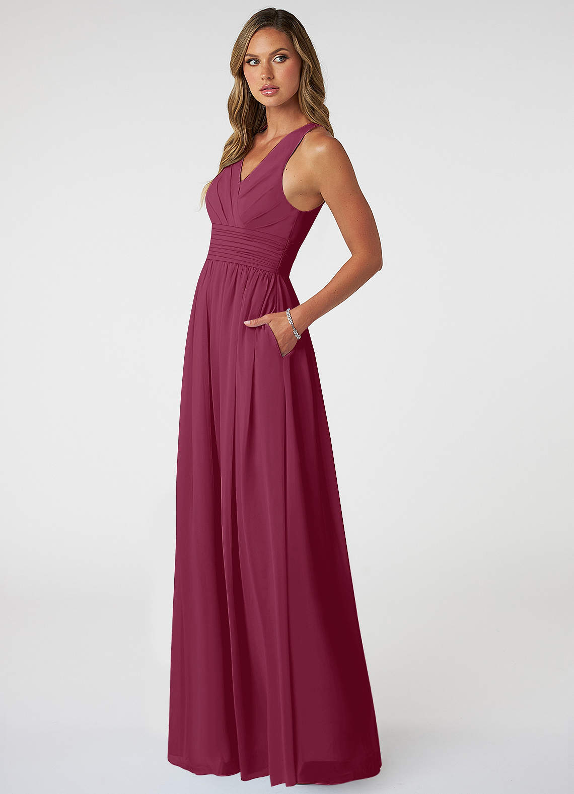 Azazie Natasha Mulberry Bridesmaid Dresses Azazie CA