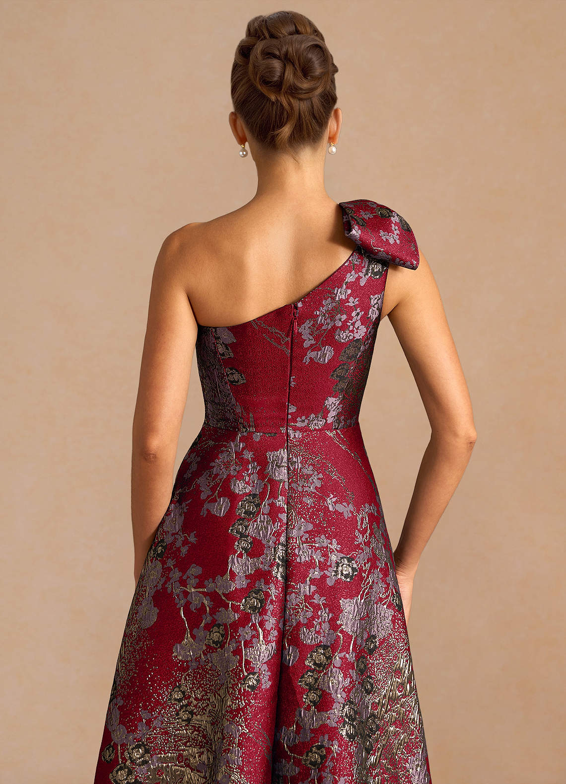 Jonelle Merlot Midi mekko image5