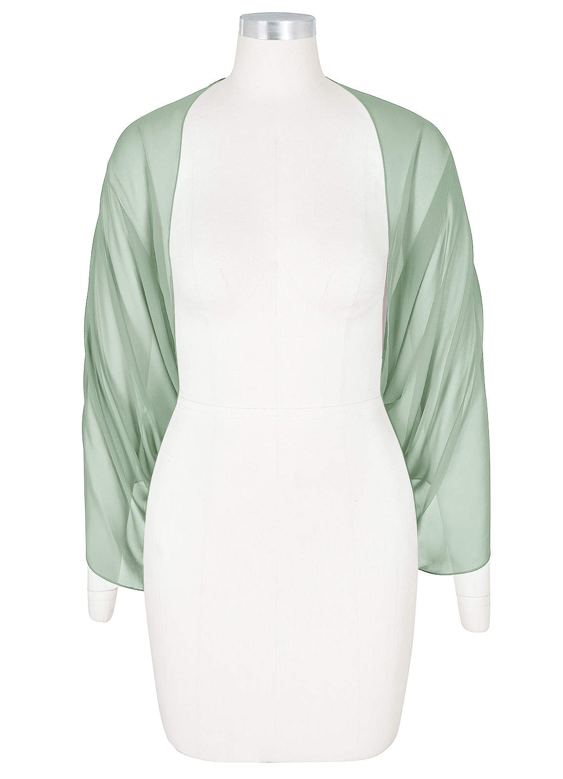 front Azazie Matching Color Sarah Chiffon Wrap