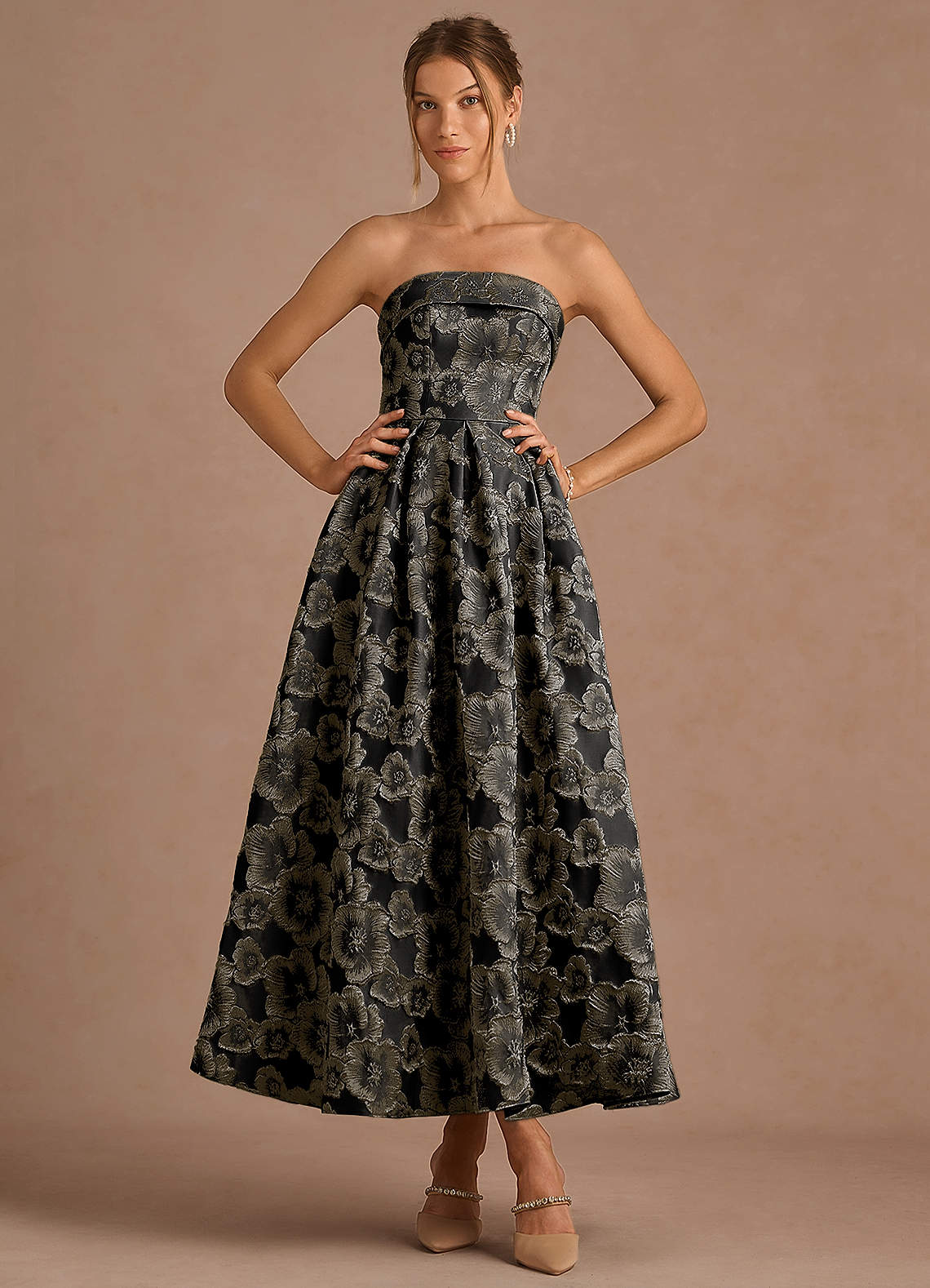 Robe Longue Noir Florentine image1
