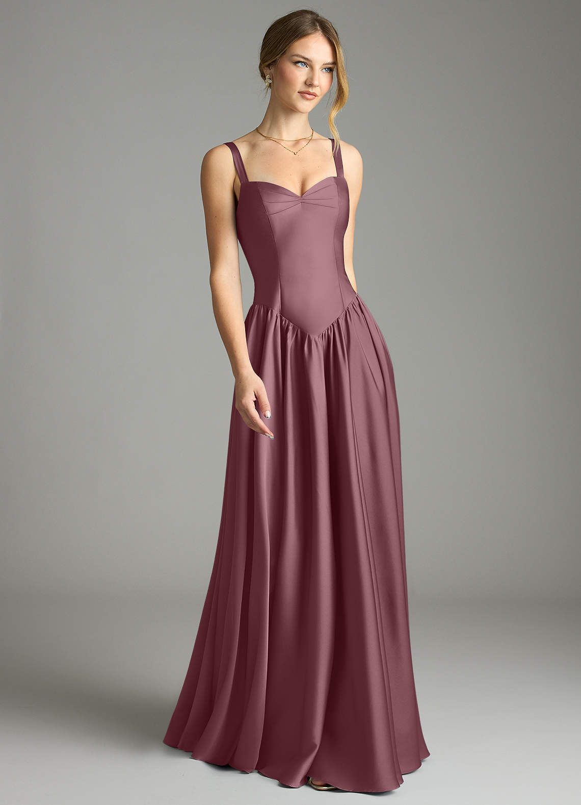 amethyst purple bridesmaid dresses Azazie Evadina PROMO: Clothing