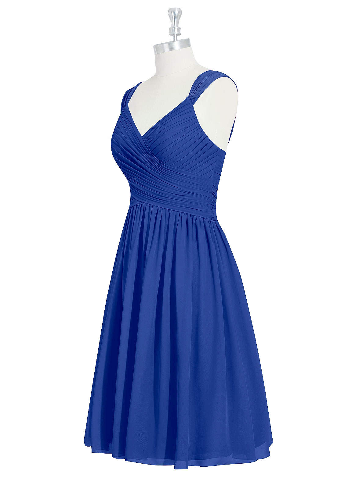 royal blue knee length bridesmaid dresses wedding guest dresses knee length Suzhoufashion A Line Royal Blue Wedding  Guest Dress Square Neck Knee-Length Formal Dress