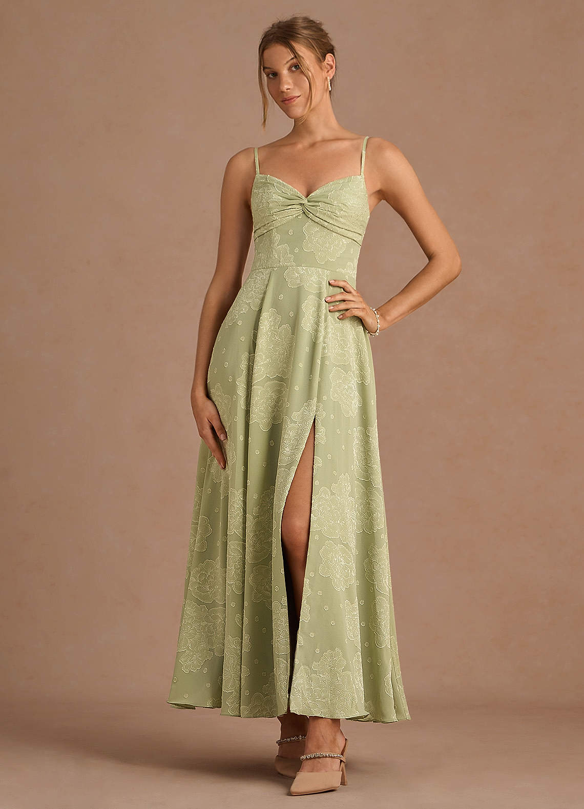 Evienne Celadon Maxi Dress image1