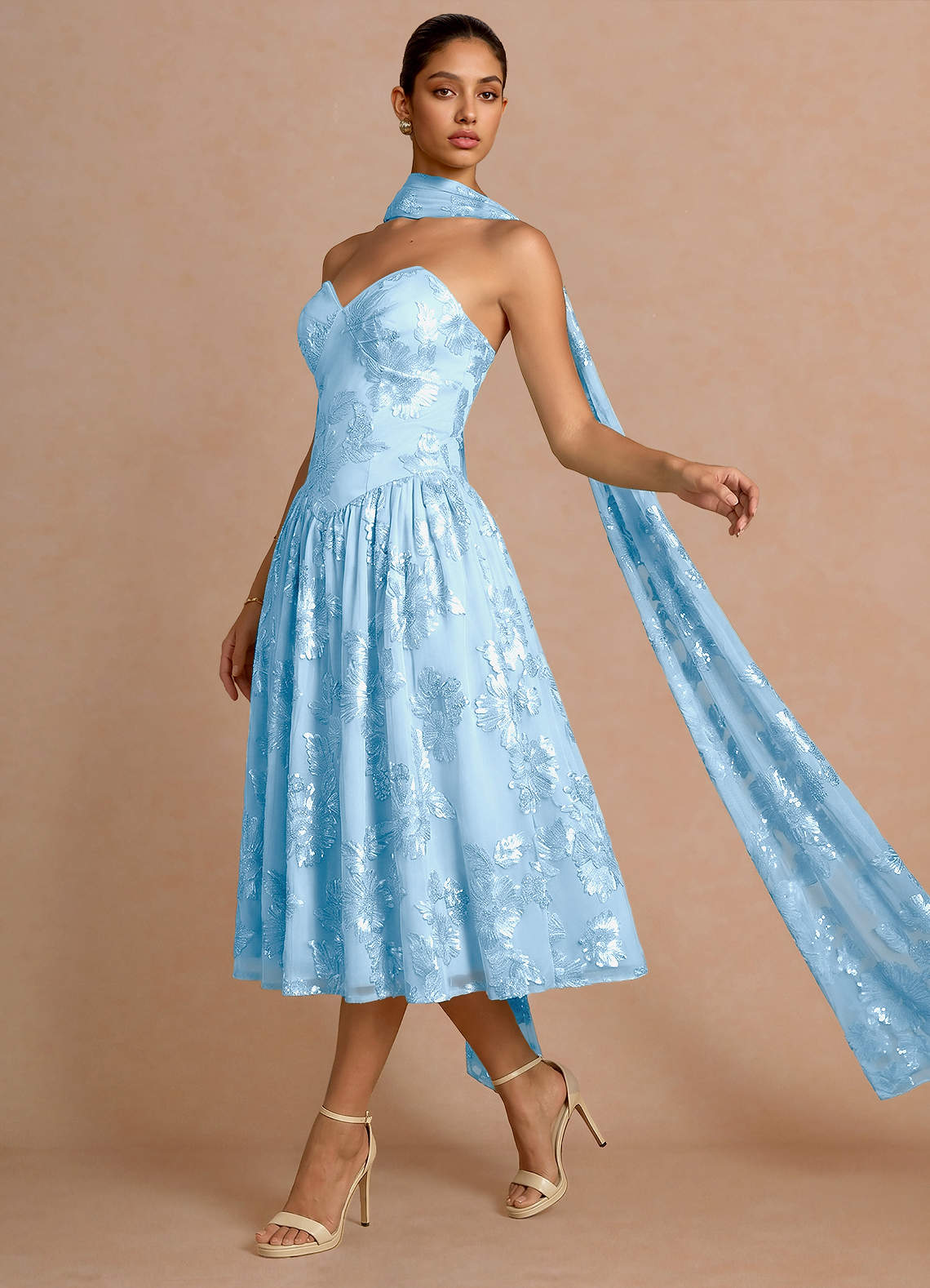 astra midi dress Astra French White Midi Dress: Feel Like a Princess
