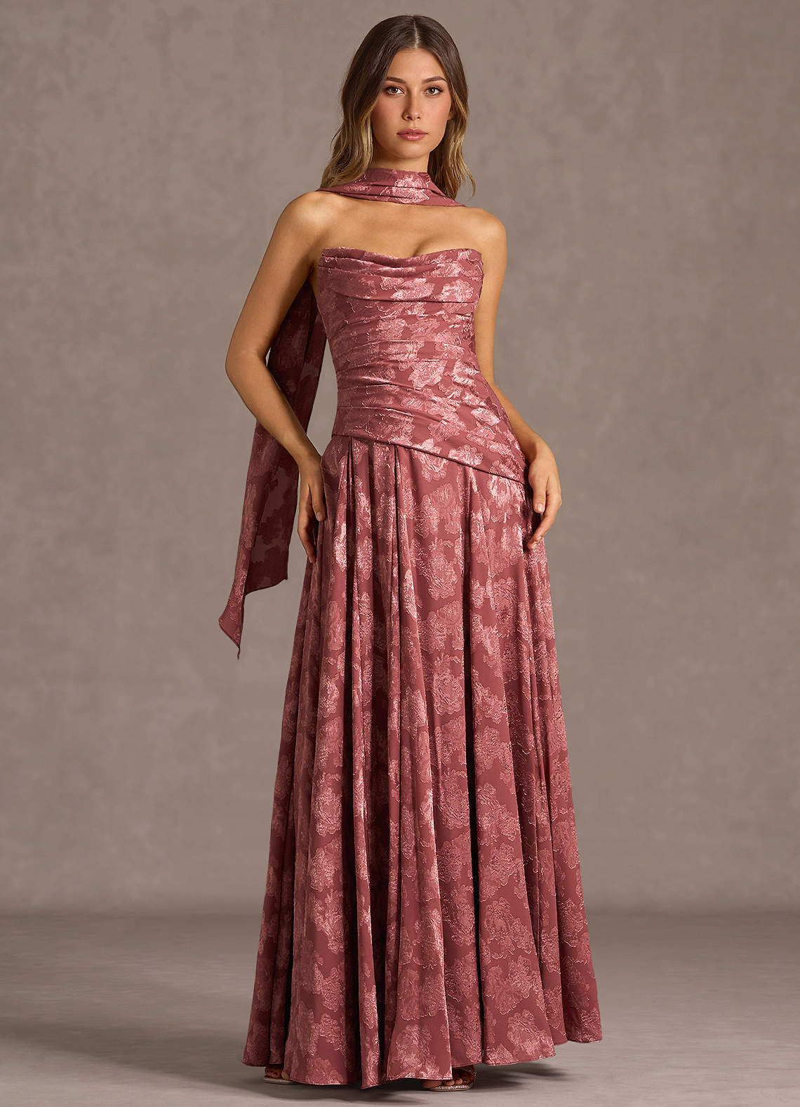 Abito Lungo Rosa Vintage Gabriela image1