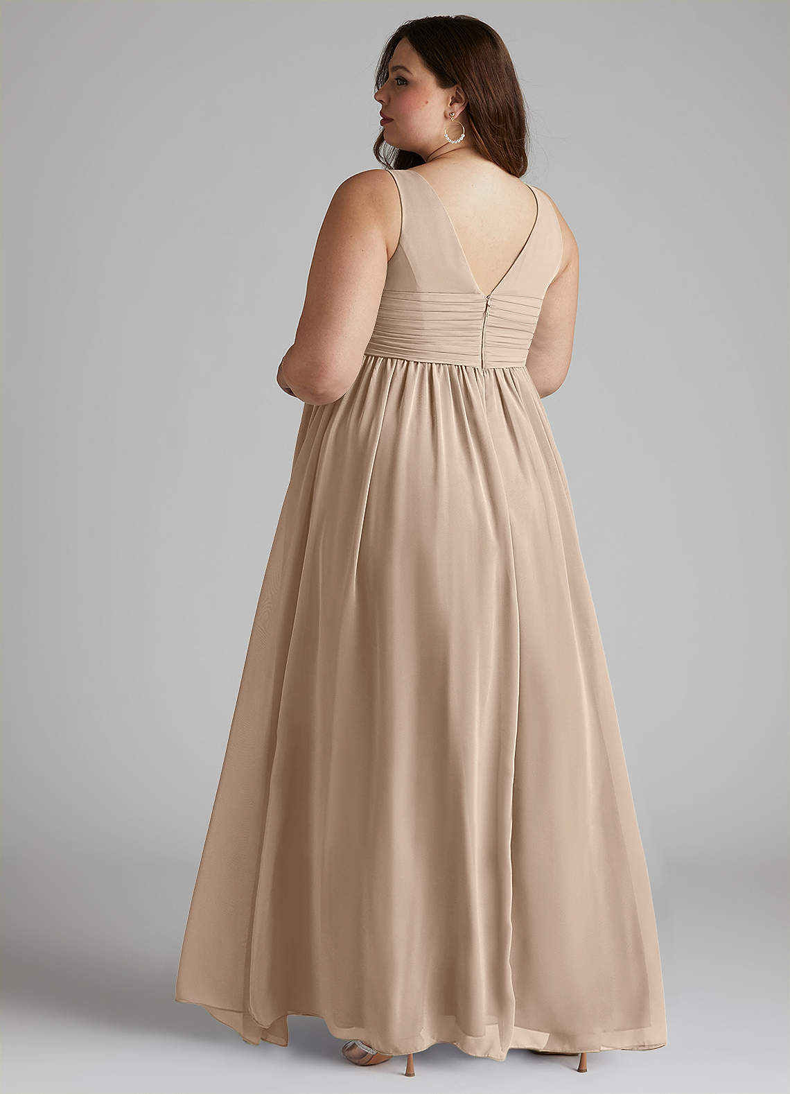 taupe maternity bridesmaid dresses Satin Maternity Bridesmaid Dress