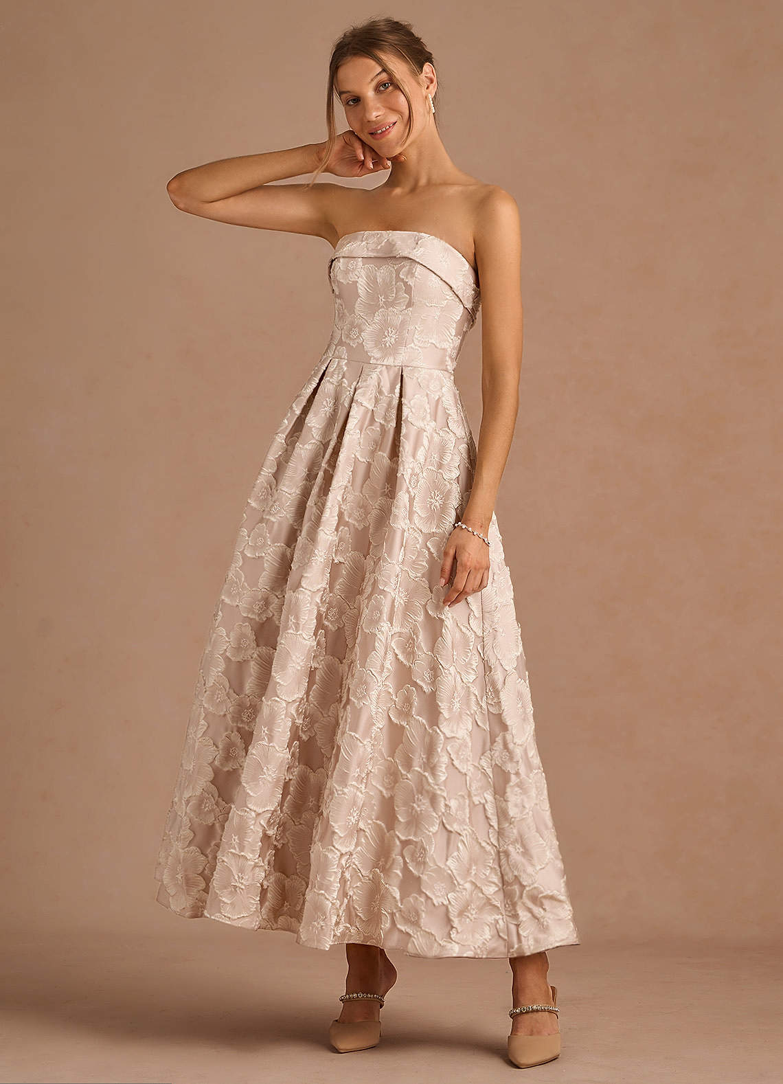 Florentine Vintage Blush Maxi Dress image5