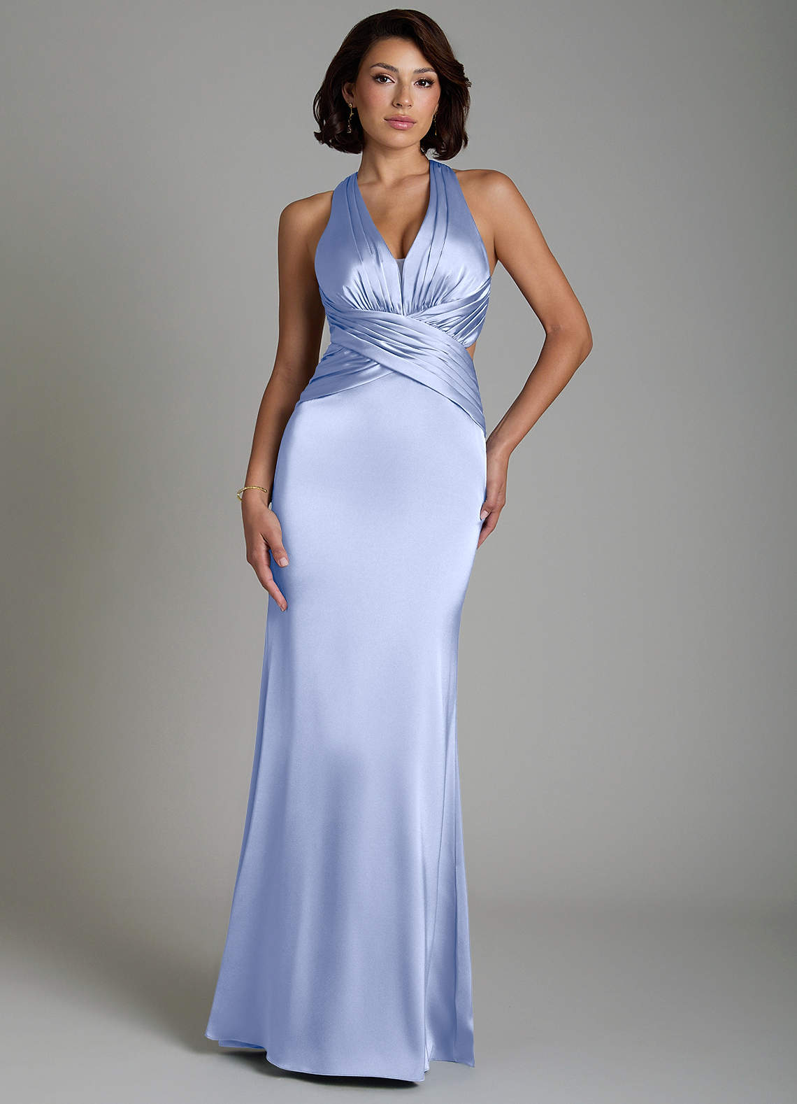 corset dress windsor Elena Satin Midi Formal Mqtime Stretch Satin Convertible 100% polyester plus size ankara dress Size:S-L + C cup