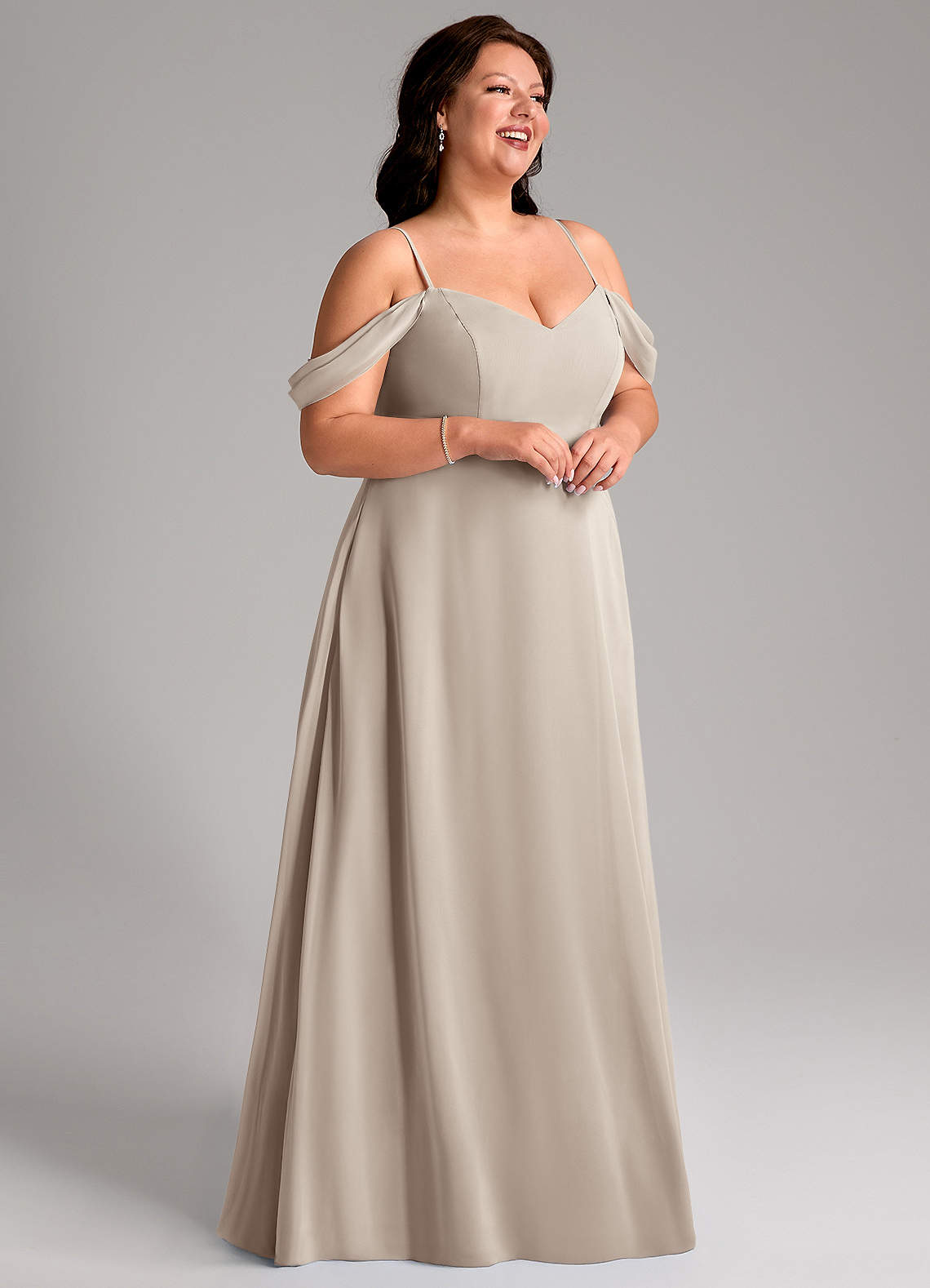 Azazie Marley Frost Chiffon Bridesmaid Dresses | Azazie
