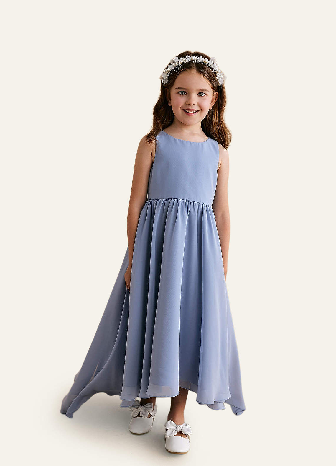 front Tyttöjen litteät kengät