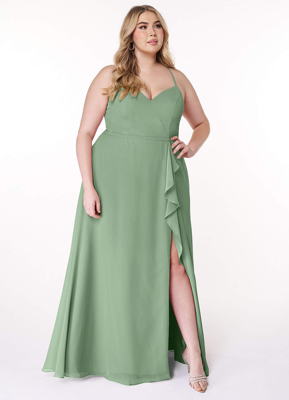 bridesmaid dresses natick ma Azazie Naeem Matcha Chiffon Dress shops