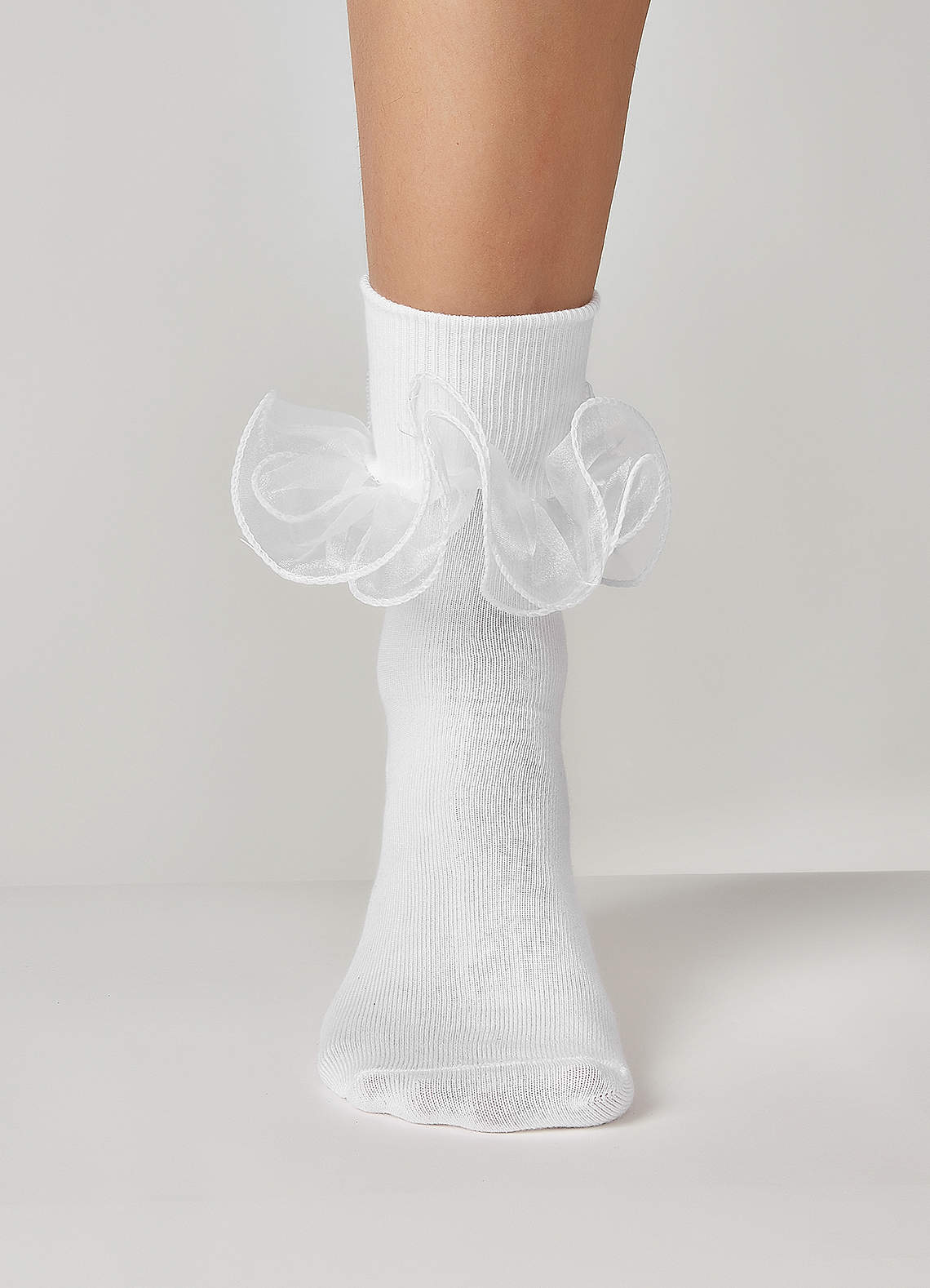 front Statement Ruffle Socks Set of 3