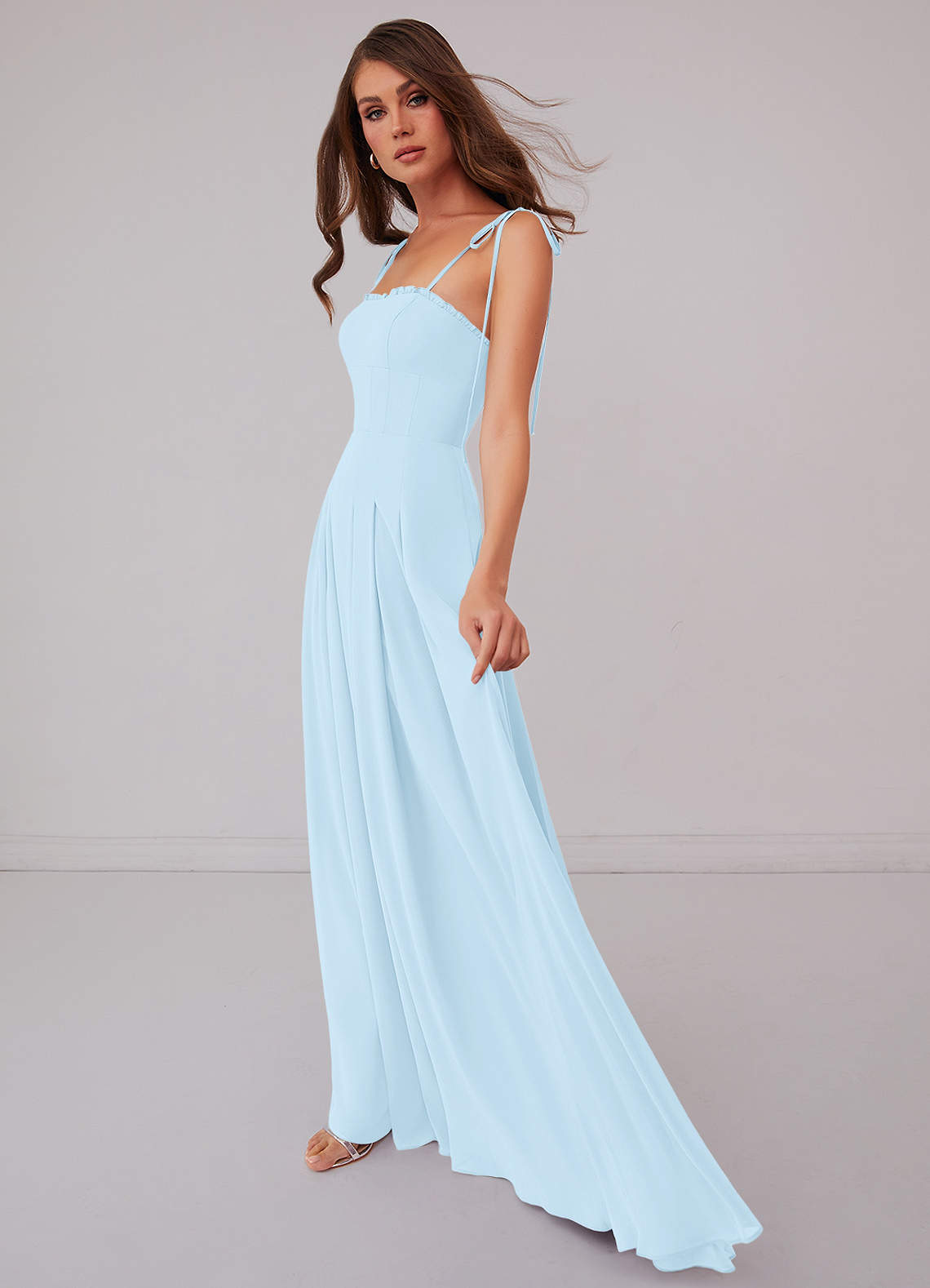 Blue Box Chiffon Dress