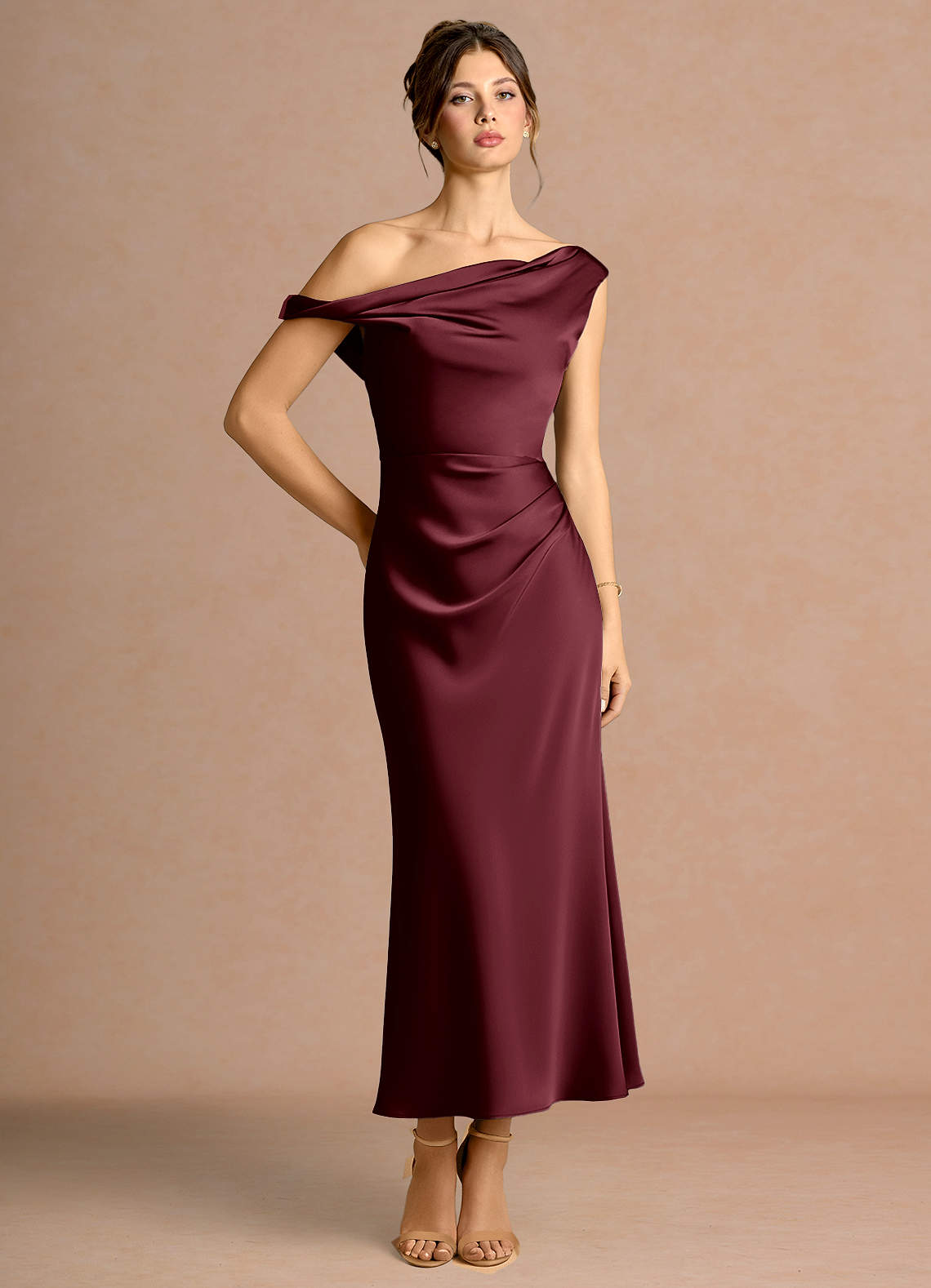 knee length dresses for ladies Sparkle Somewhere New Maxi Dress Wine