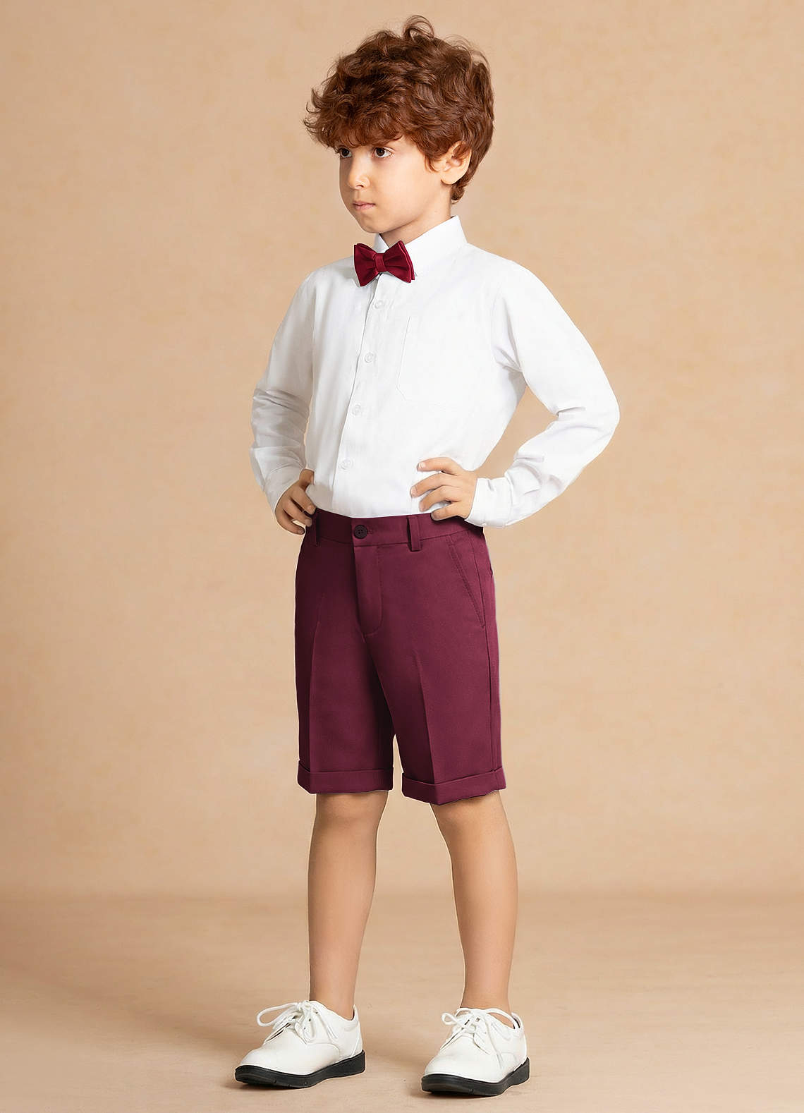 front Finn Borgoña Pantalones cortos de niño