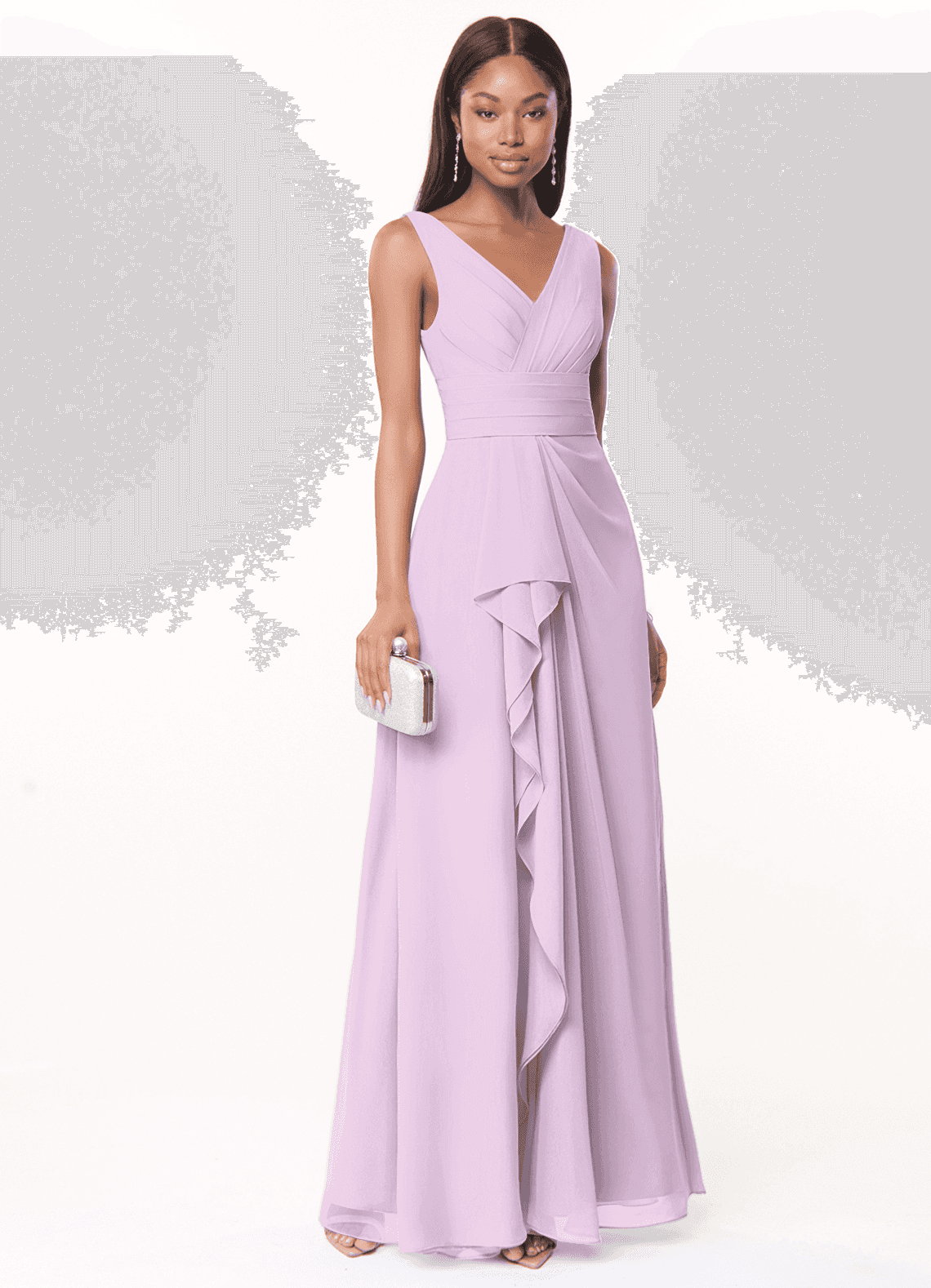 pink lavender bridesmaid dresses Customizable Light Purple Mermaid lilac satin bridesmaid dresses with Side Slit, Sweep Train, Ruched Sweetheart Neckline, and Plus Size Maid of Honor