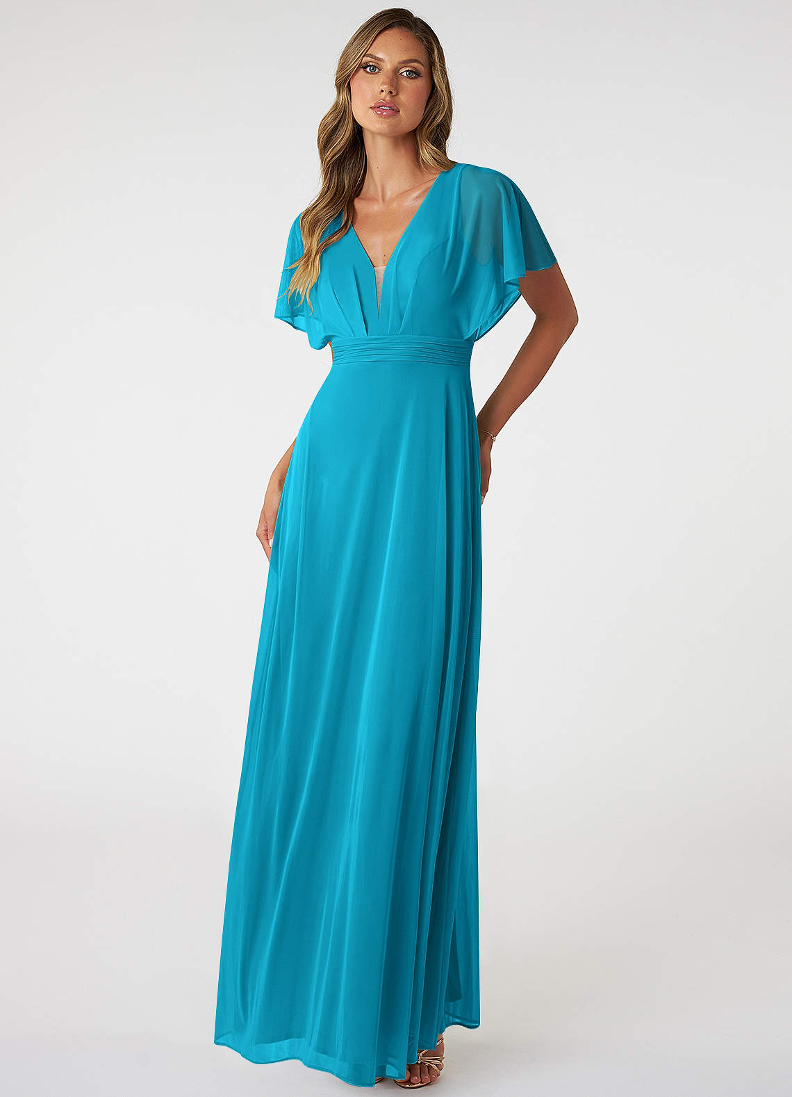 Short Jade Bridesmaid Dresses