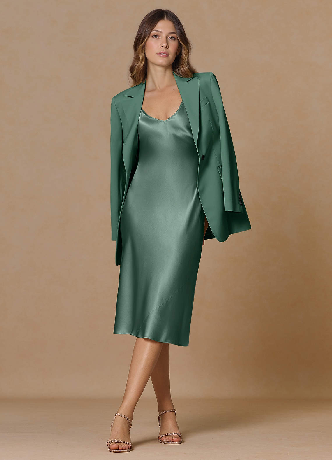 front Rowan Eukalyptus Raffineret vævet 2-delt dragt med høj ydeevne