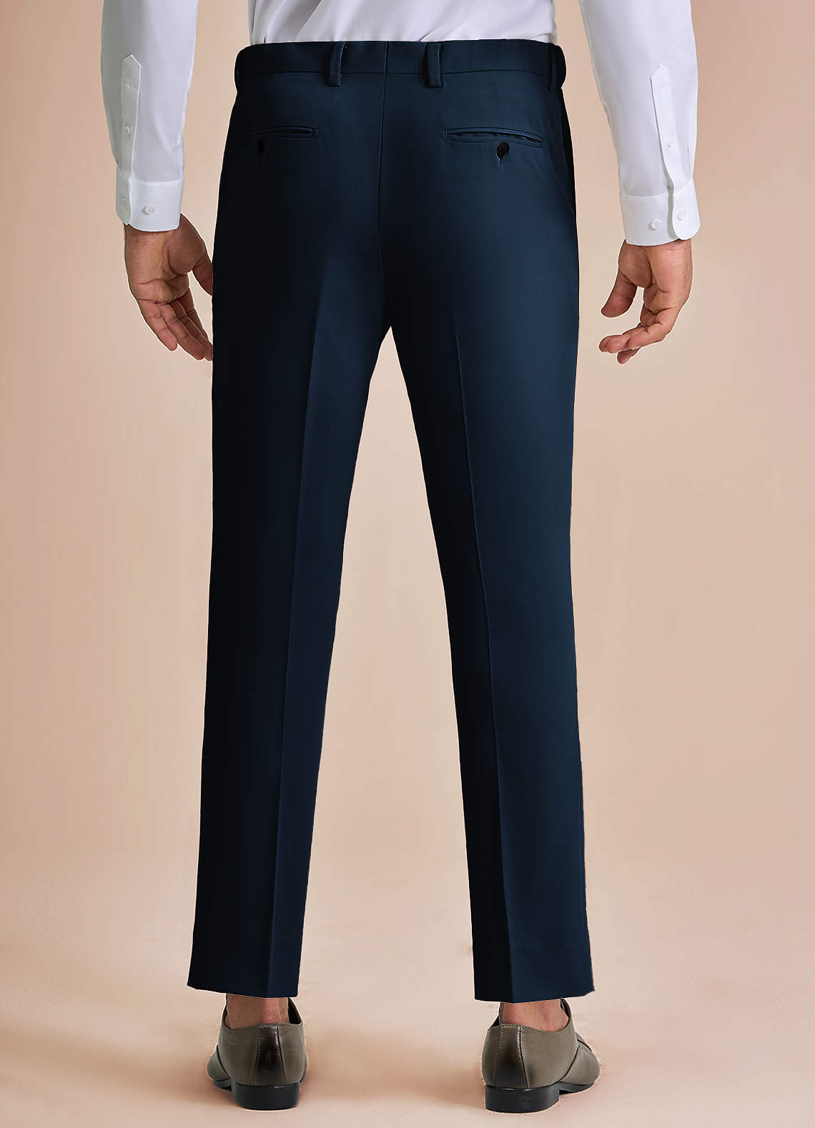 front William Azul Marino Pantalones de vestir