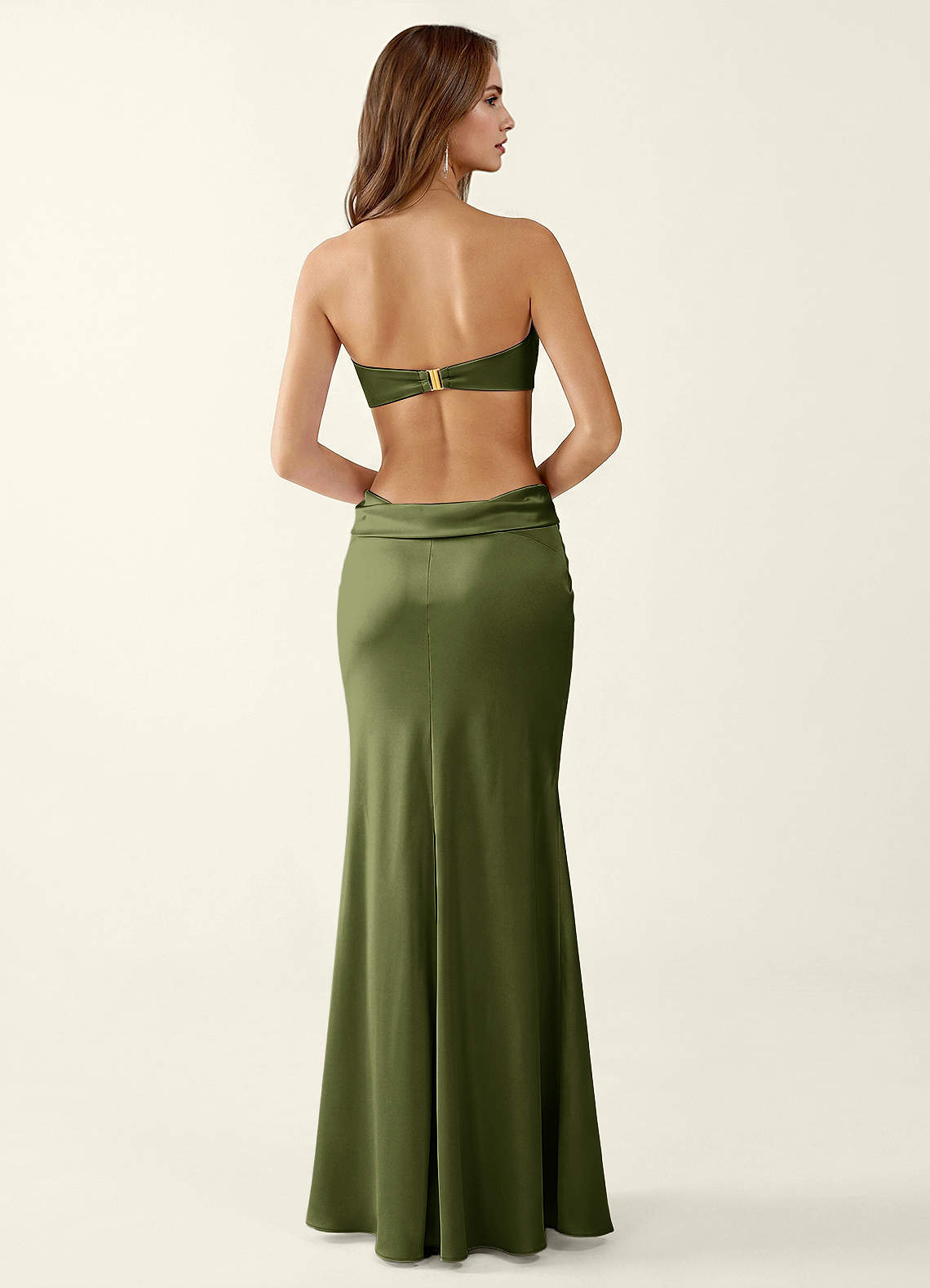 olive backless dress Mistrie Women's Summer Elegant Olive Green Halter Neck Backless Dress, Deep  V Hollow-Out Bodycon Long Dress,High Slit Vacation Holiday Party Evening  Gown