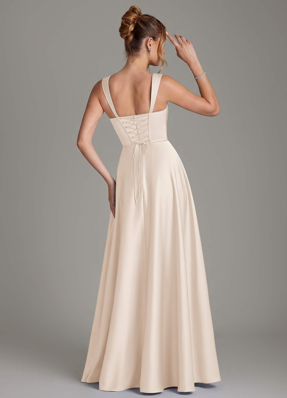 azaria bridesmaid dresses Azaria Navy High-Neck Maxi Dress With Ruched Detailing – Club L London