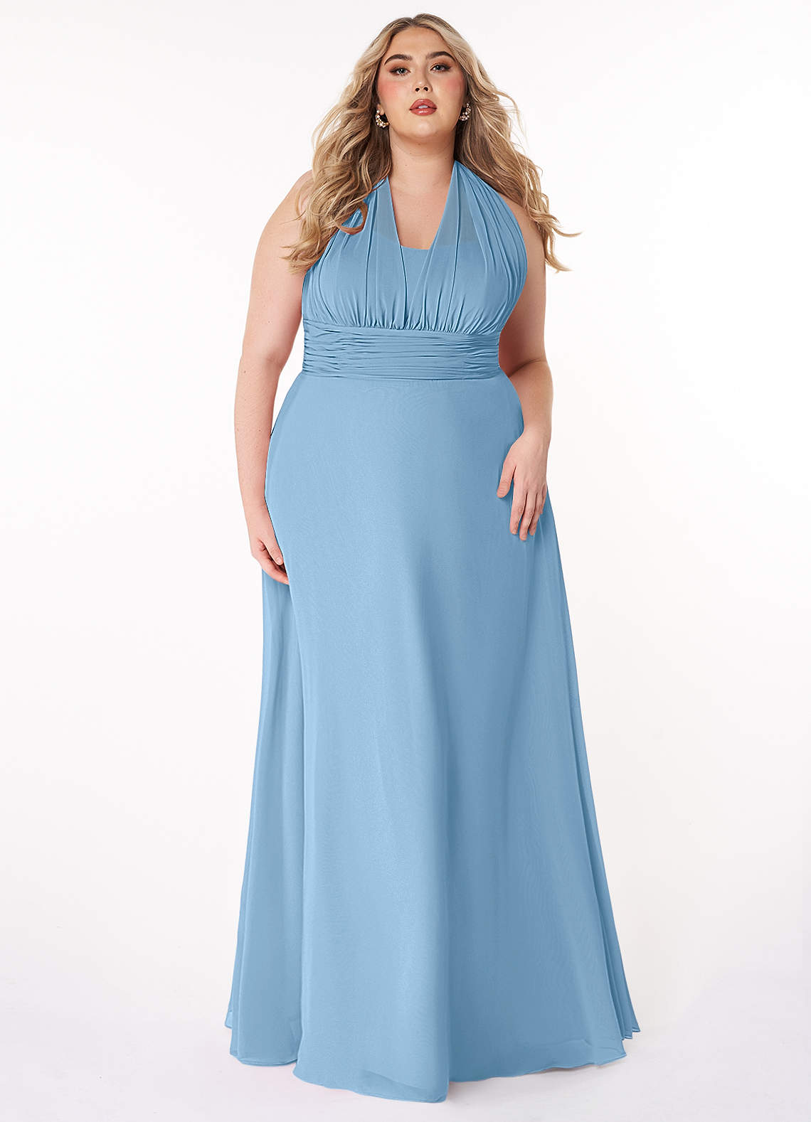 Azazie Fifi Steel Blue Bridesmaid Dresses | Azazie