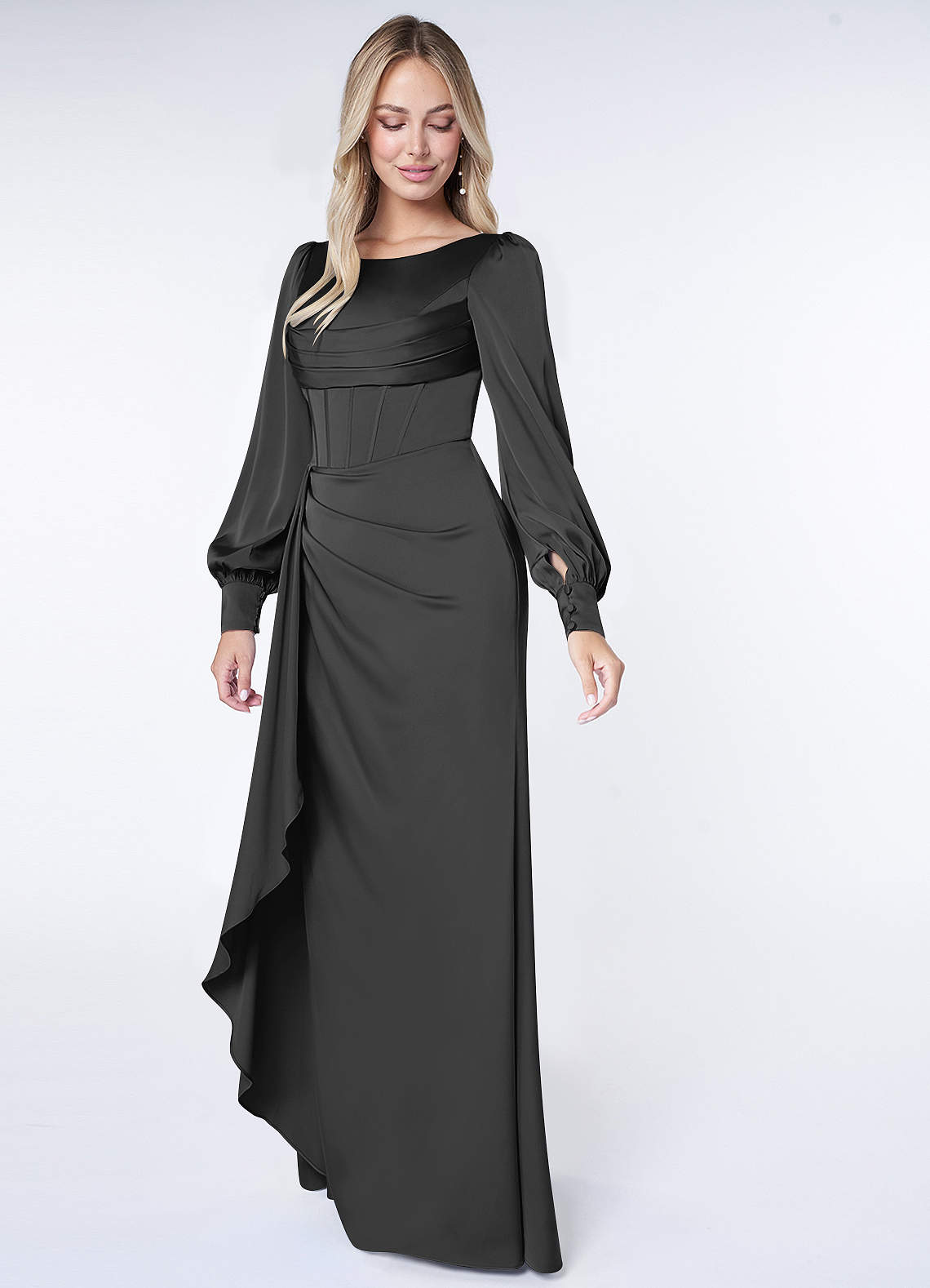 cute pink short dresses Sheath Square Neck Satin Homecoming Dress with Open Ba Grey Suit Pants and Size:I (60-62) wedding-guest