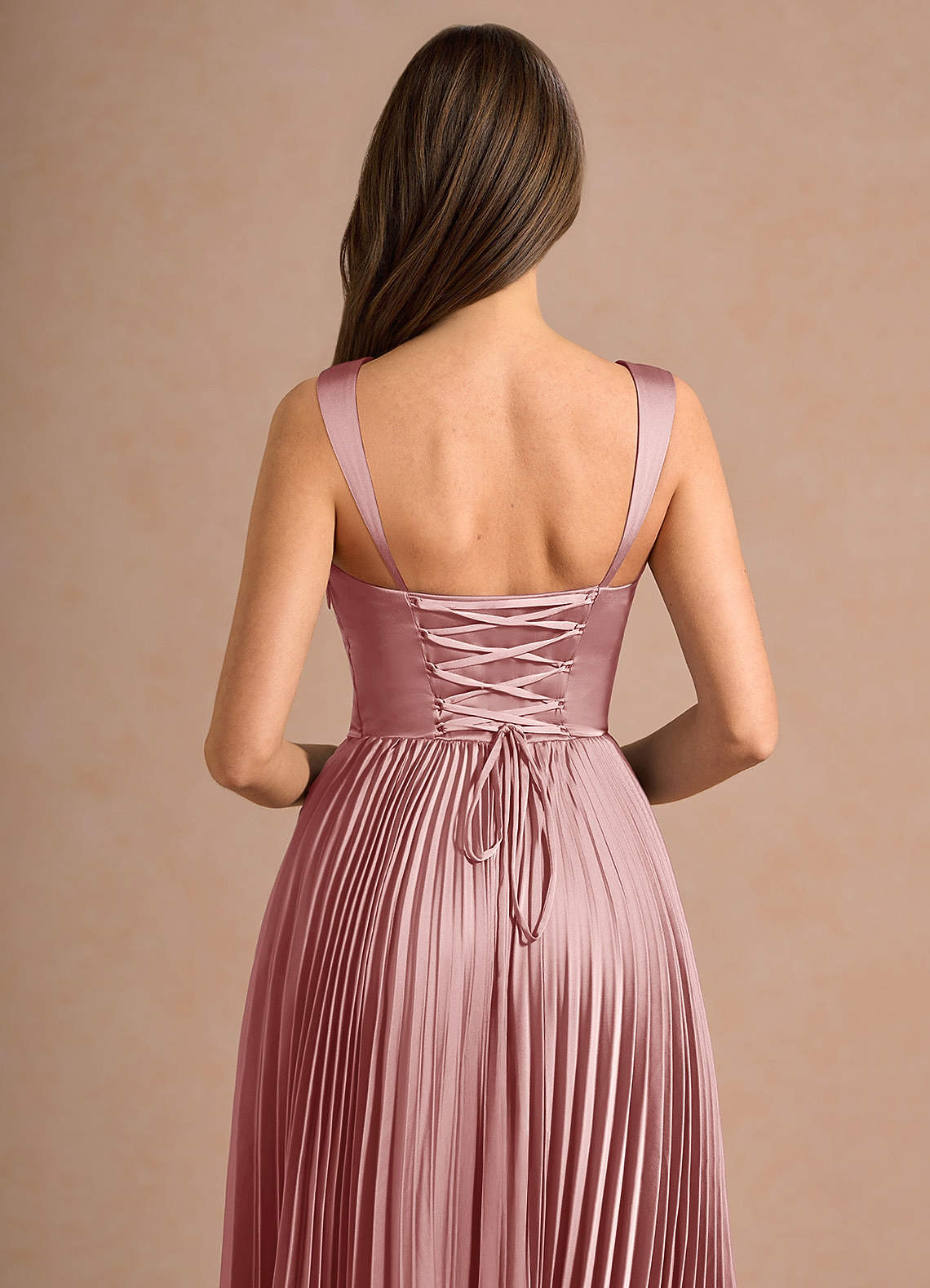 Avenelle Light Pink Mid Dress | Azazie CA
