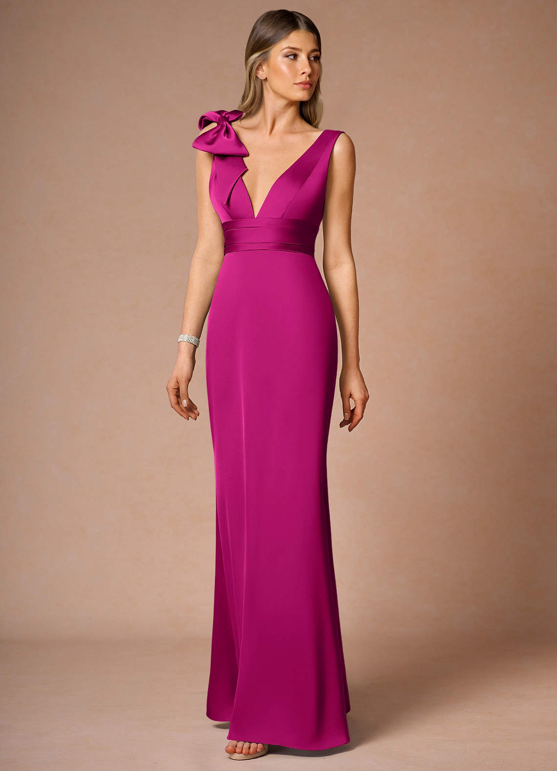 Parisa Hot Pink Maxi Dress image1