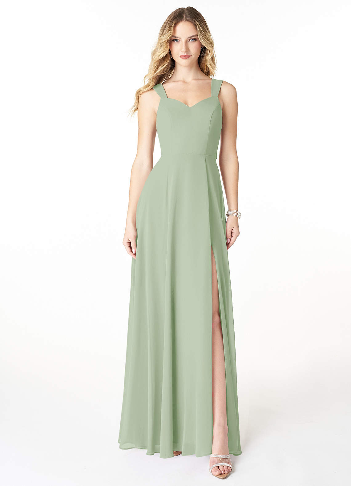Azazie Julie Dusty Sage Chiffon Bridesmaid Dresses | Azazie Azazie Julie Dusty Sage Chiffon Bridesmaid Dresses | Azazie