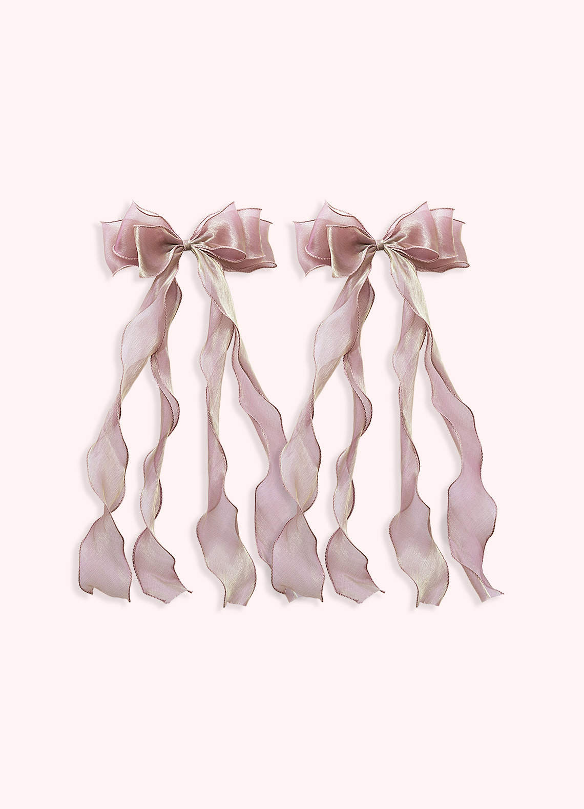 front Fluttering Streamer Hair Clip