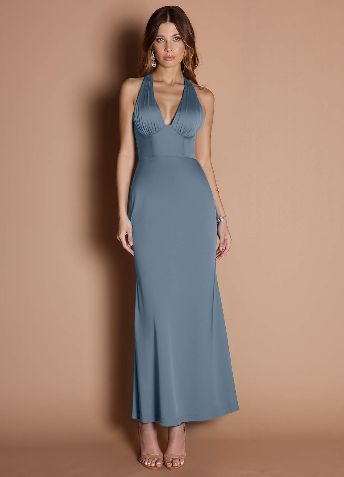 Zephyra Mocha Coco Mermaid Dress Ready to Ship | Azazie