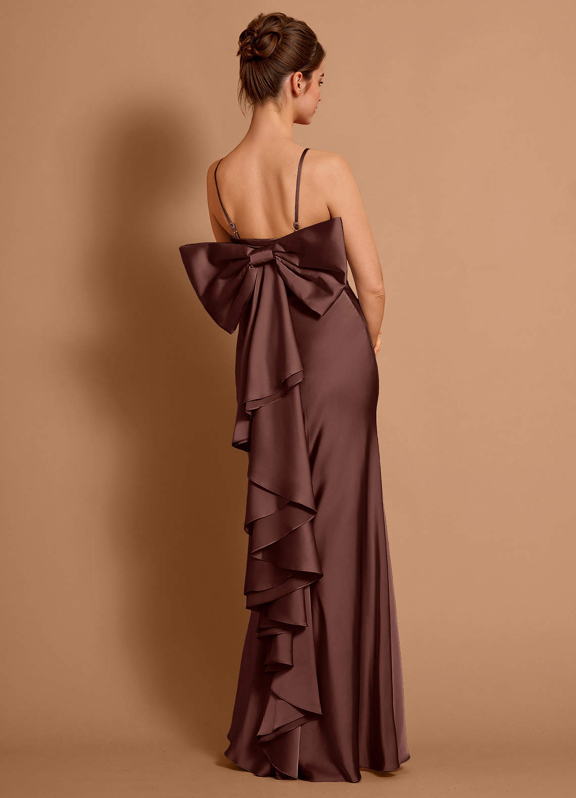 Aveline Mocha Coco Maxi Dress | Azazie