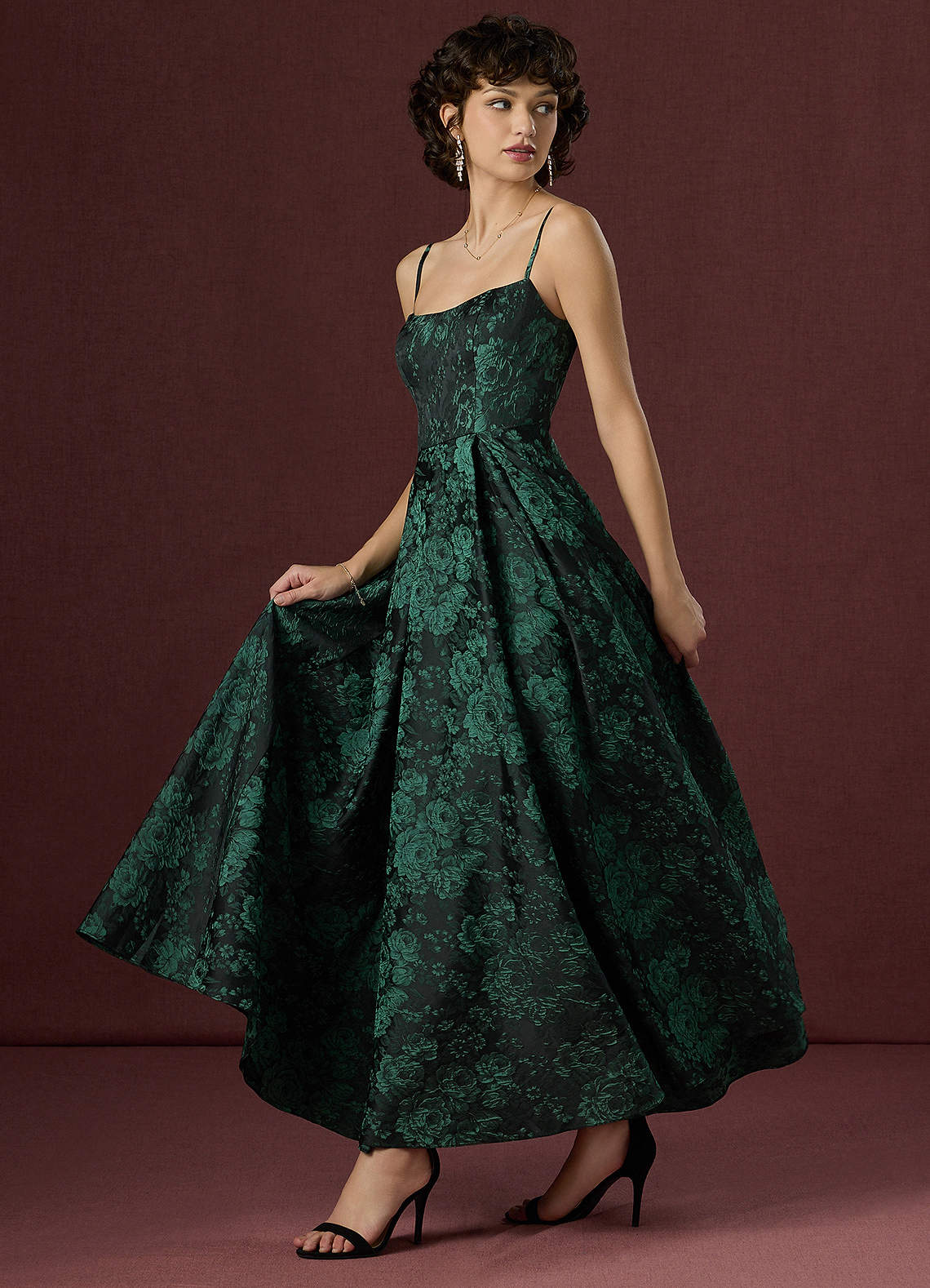 Wendy Black Emerald Maxi Dress image1