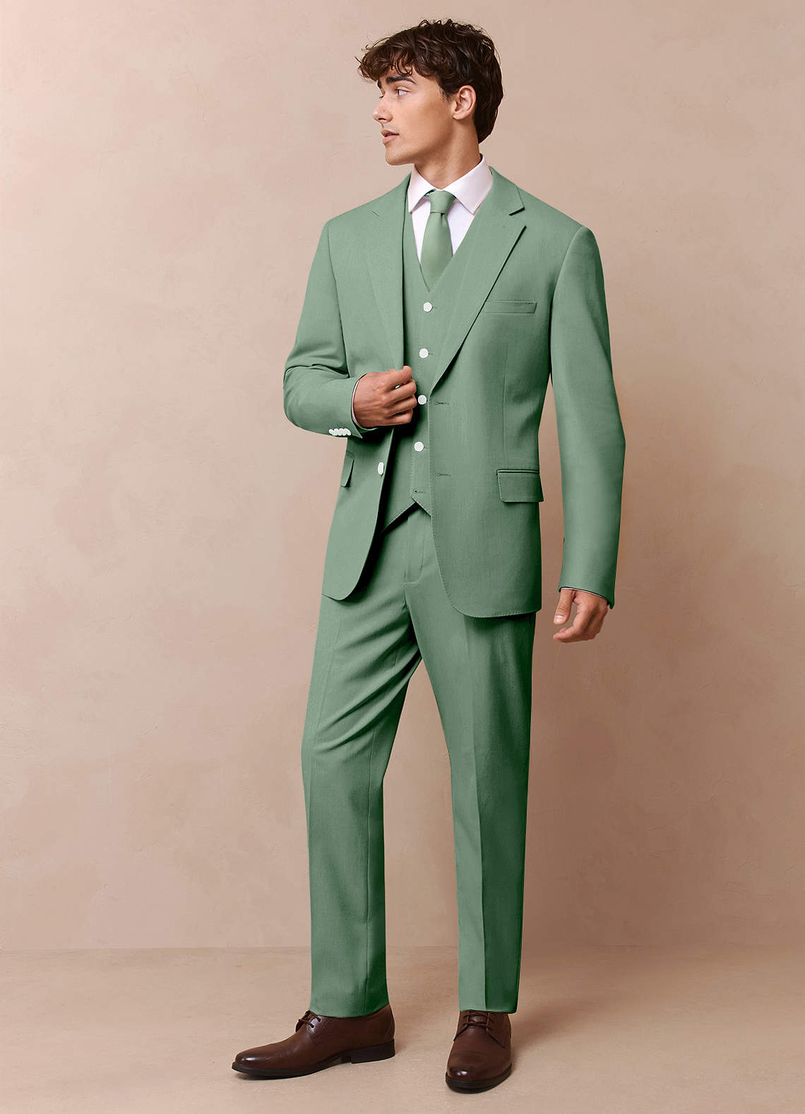 front James Matcha Pantalon habillé