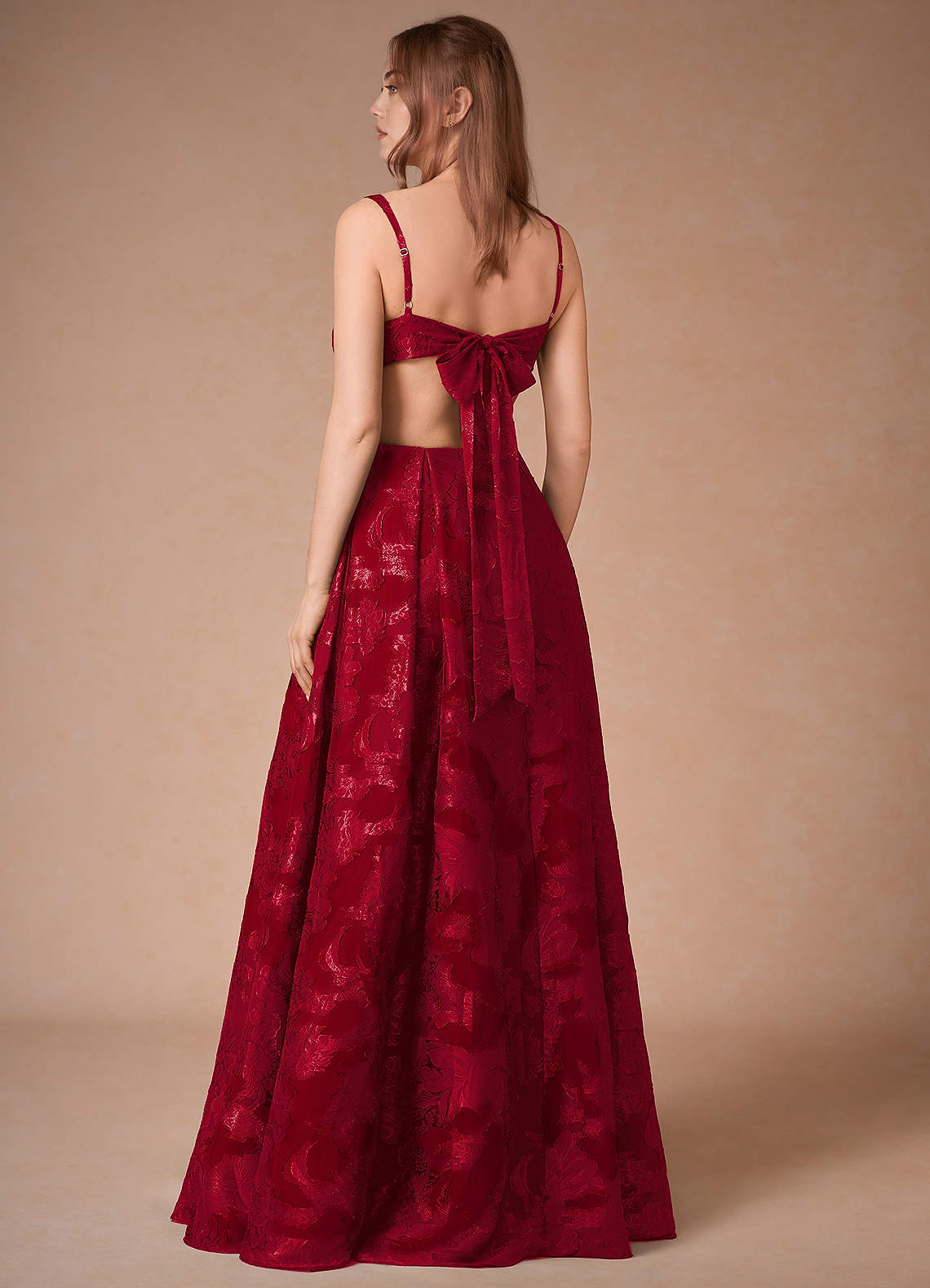chinese dress ladies Solie Tie Back Maxi Dress Natural main image 1