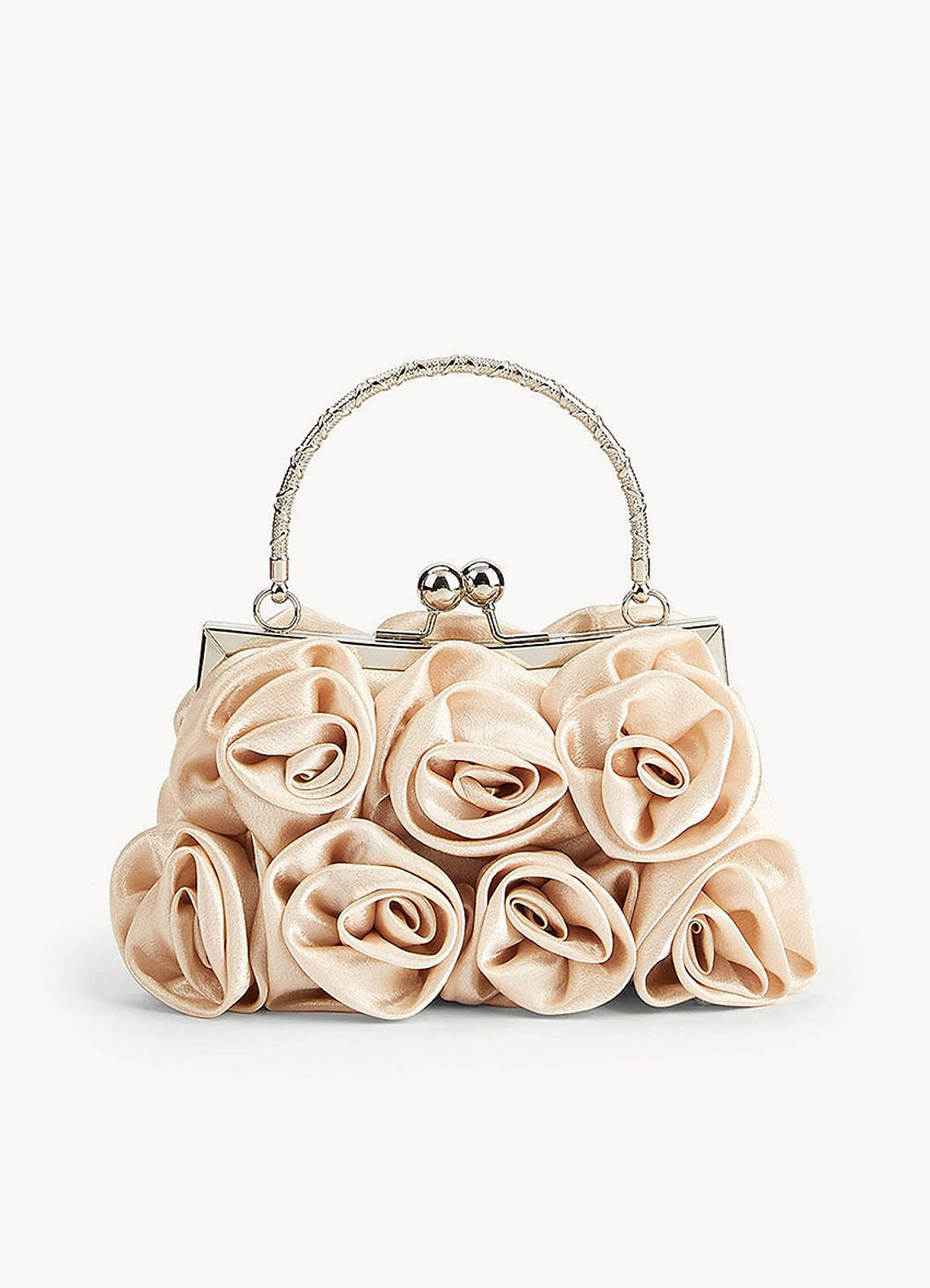 front 3D Rosettes Handbag