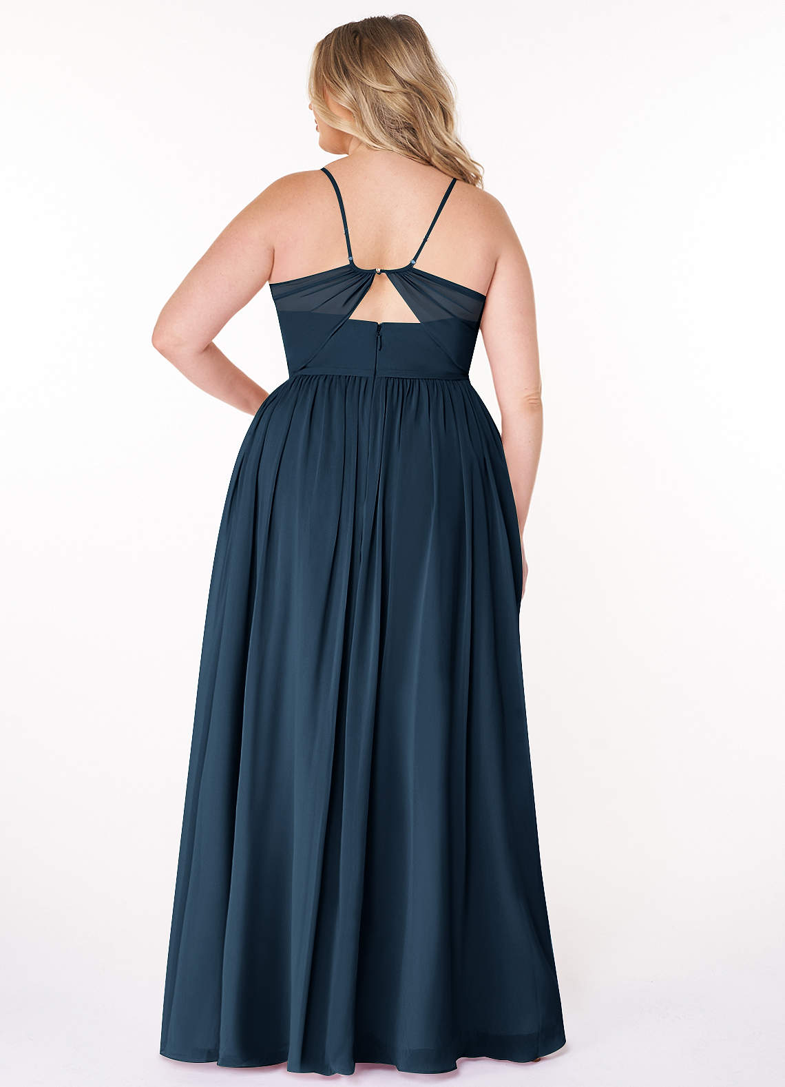 azazie cora bridesmaid dress Available in Plus Size Sleeve Length:CAMI Womens Plus Size Black Waist Size:46